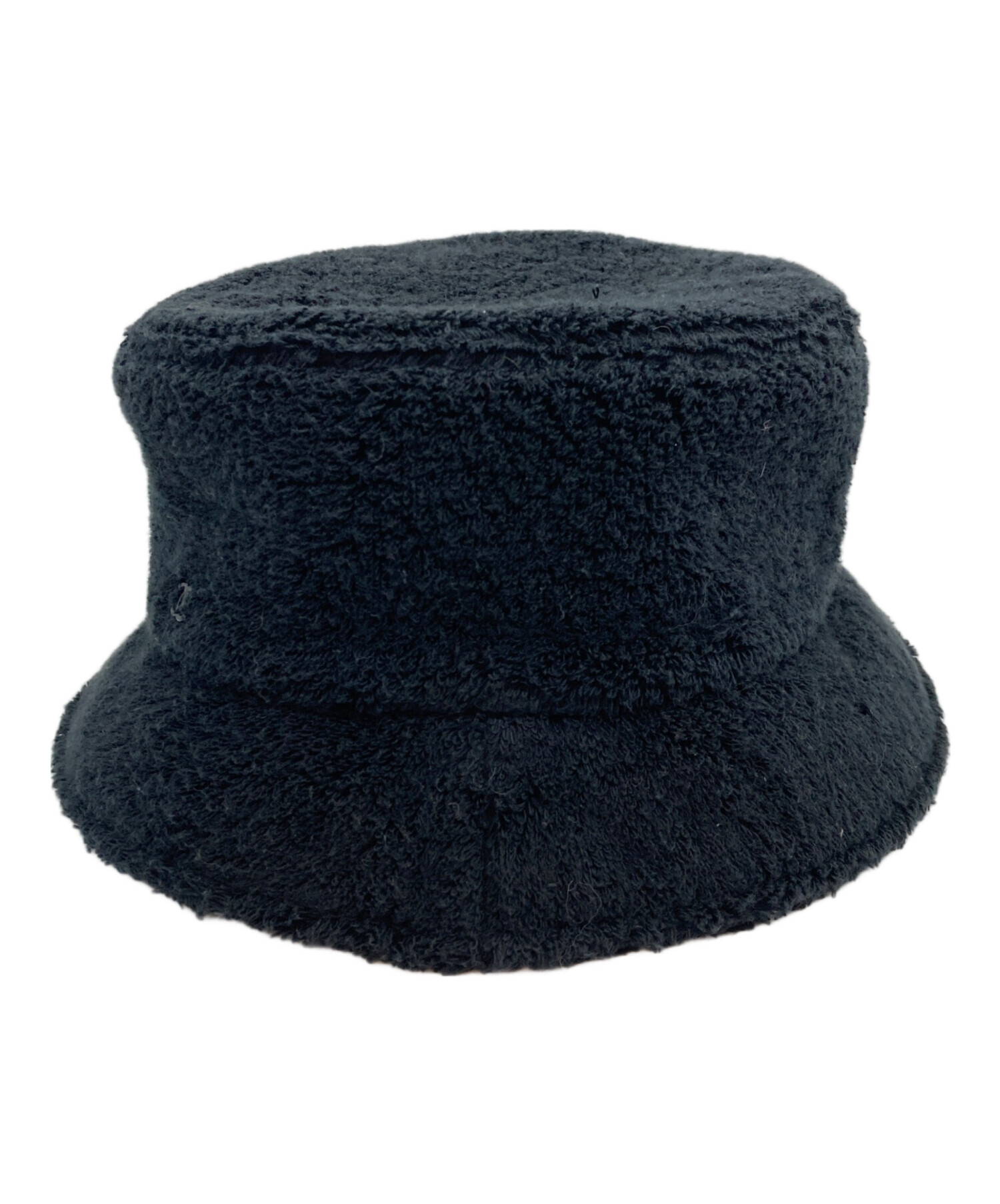 CHANEL バケットハット 黒 フリースMoco 中古・古着通販】CHANEL (シャネル) ココマークテリークロスバケット