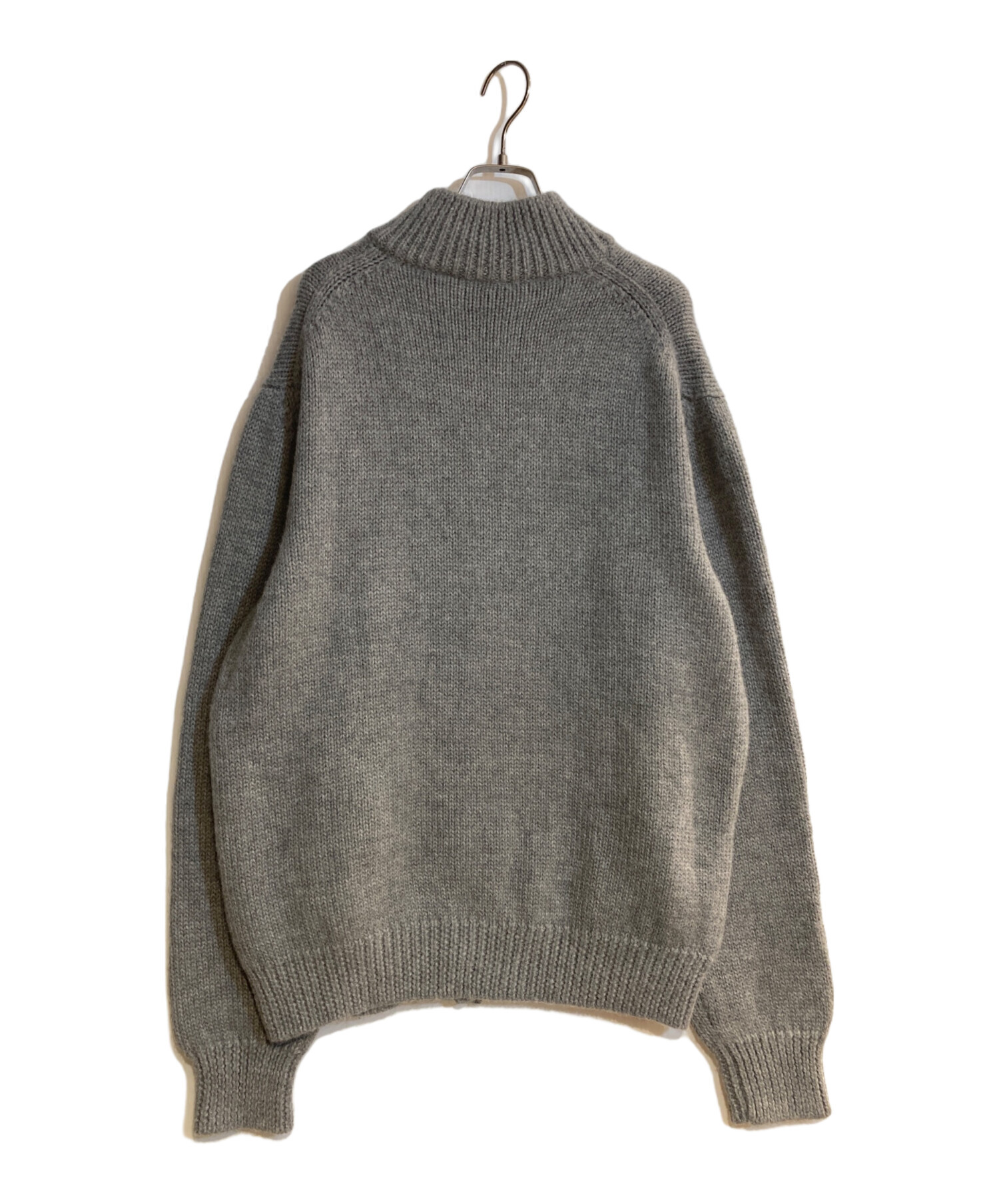 ジルサンダー　アルパカ100%　ニットカーディガン　大きいサイズ　2XL　厚手 ジルサンダー アルパカ100% ニットカーディガン 大きいサイズ 2XL 厚手