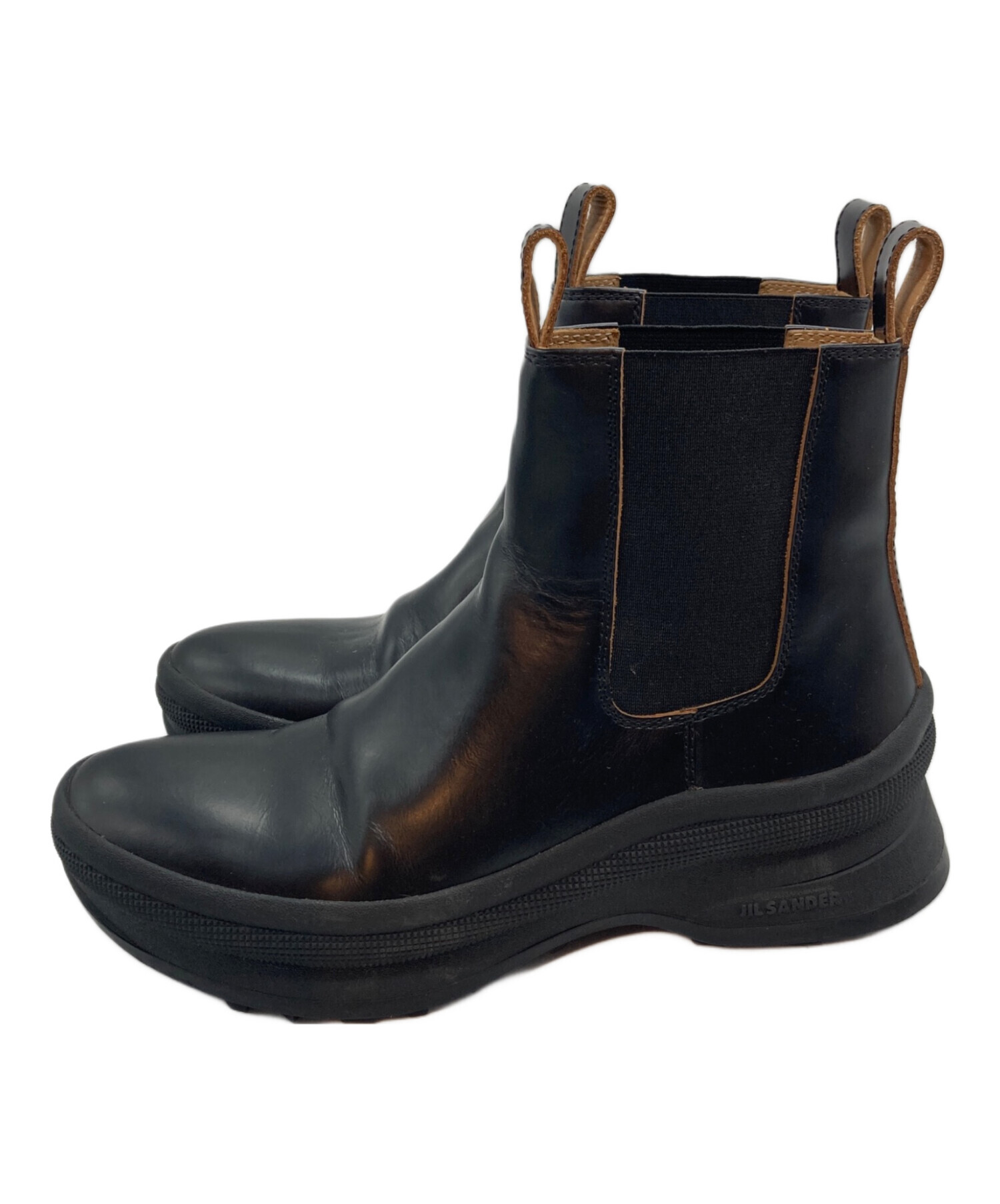 jil sander サイドゴア37美品値下げ 中古・古着通販】JIL SANDER (ジルサンダー) サイドゴアブーツ