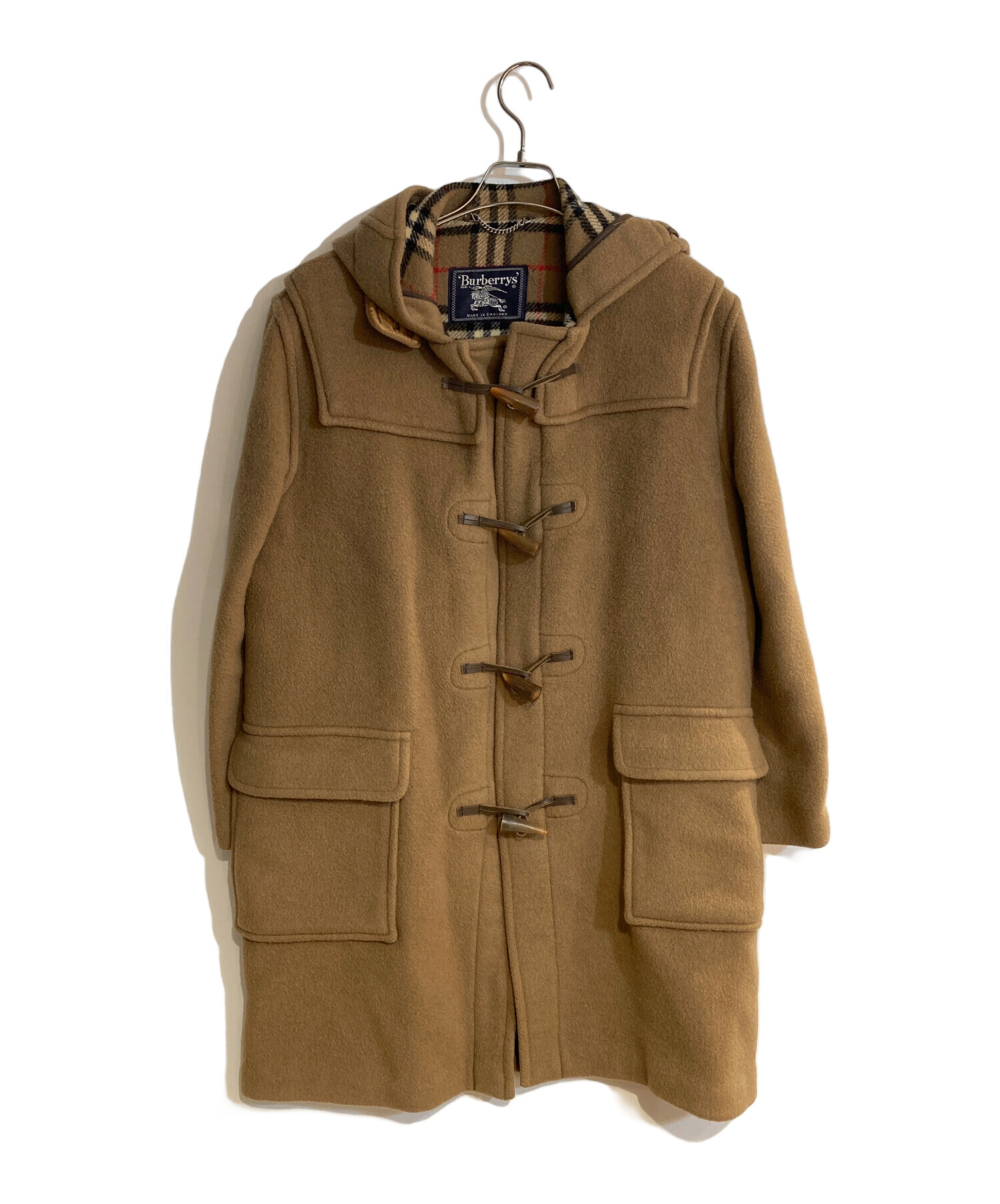 BURBERRY ダッフルコート ブラウン 中古・古着通販】Burberry's (バーバリー) 裏ノヴァチェックダッフル