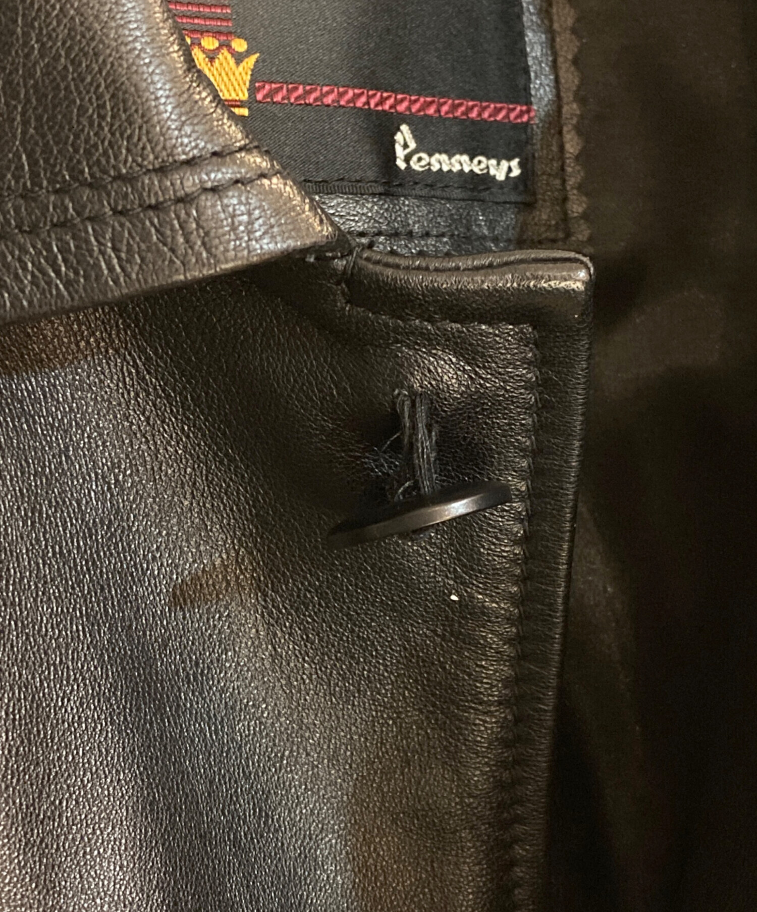 中古・古着通販】TOWN CRAFT (タウンクラフト) LEATHER BBP CAR COAT 
