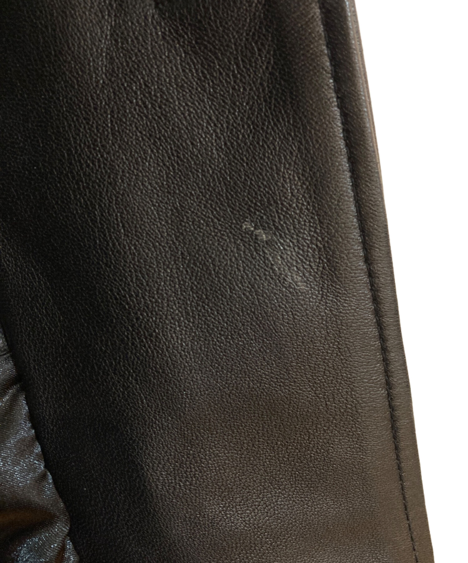 中古・古着通販】TOWN CRAFT (タウンクラフト) LEATHER BBP CAR COAT 