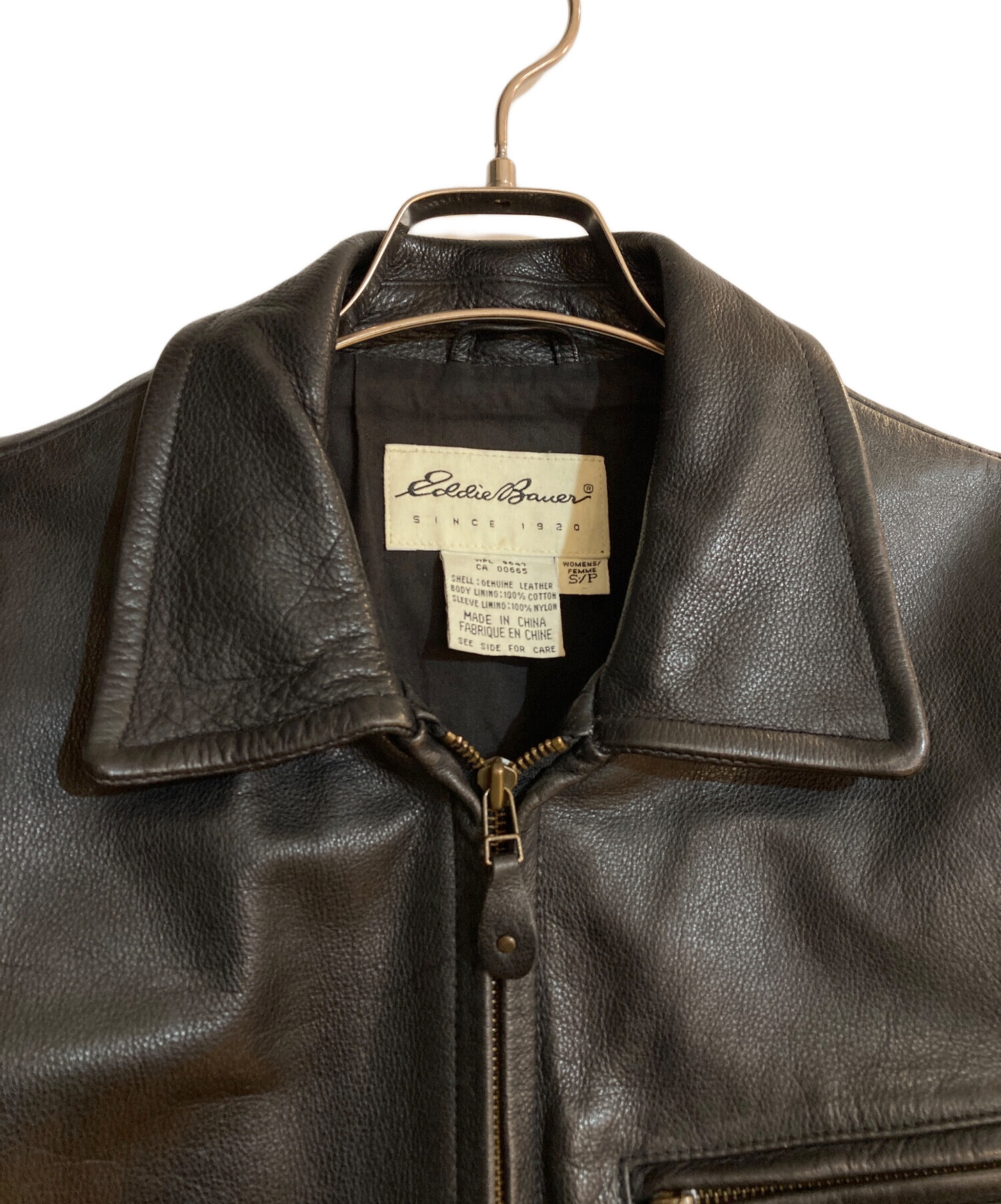 中古・古着通販】Eddie Bauer (エディーバウアー) シングルレザー