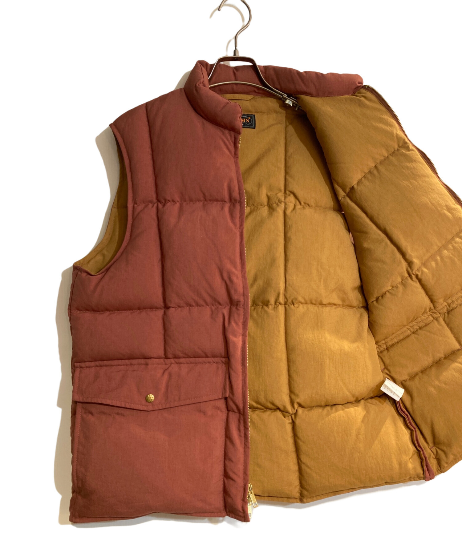 中古・古着通販】BEAMS PLUS (ビームスプラス) Down Vest Nylon Oxford