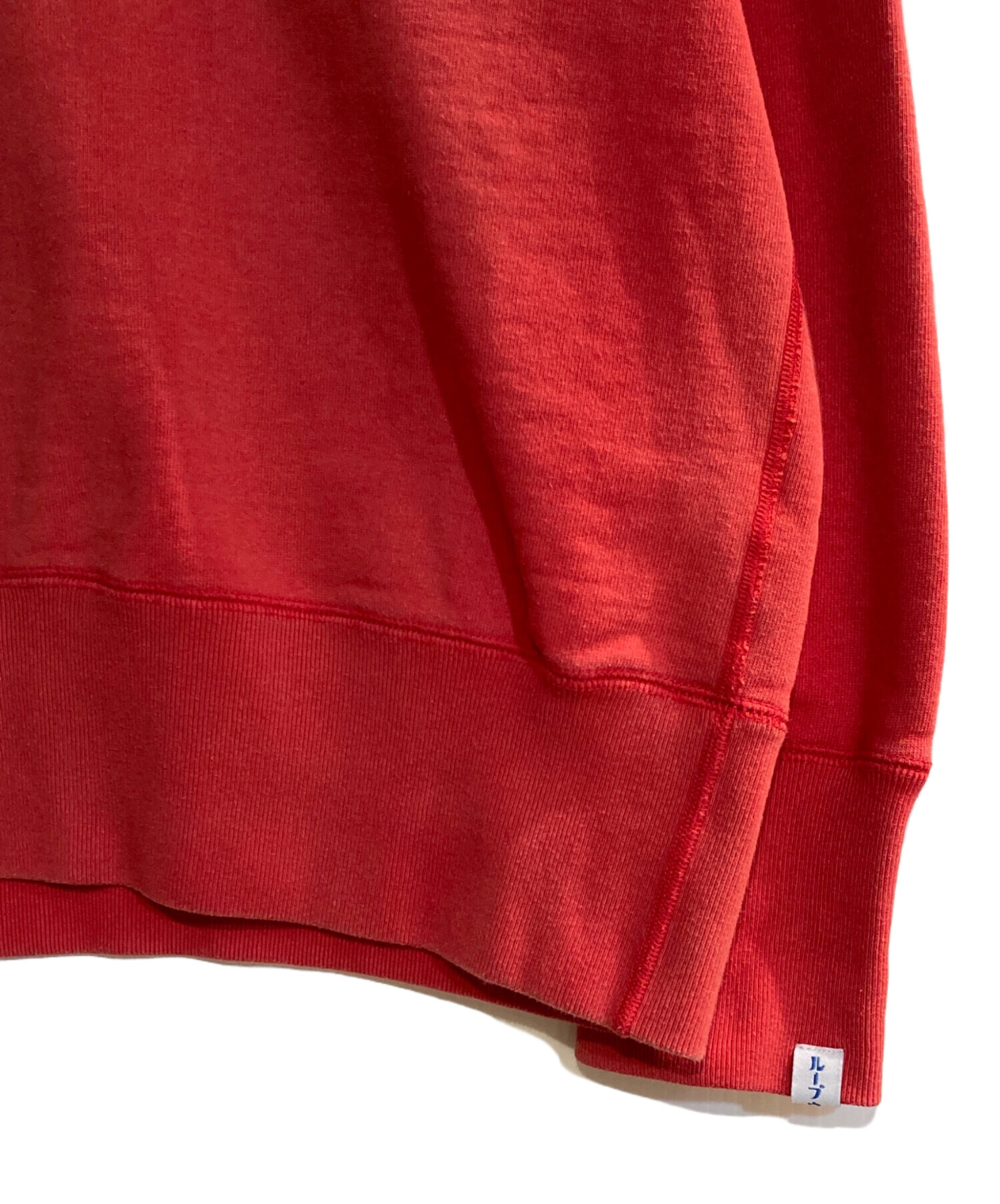 ループウィラー ビームスプラス レッド クルーネック スウェット 中古・古着通販】BEAMS PLUS (ビームスプラス) LOOPWHEELER (ループ