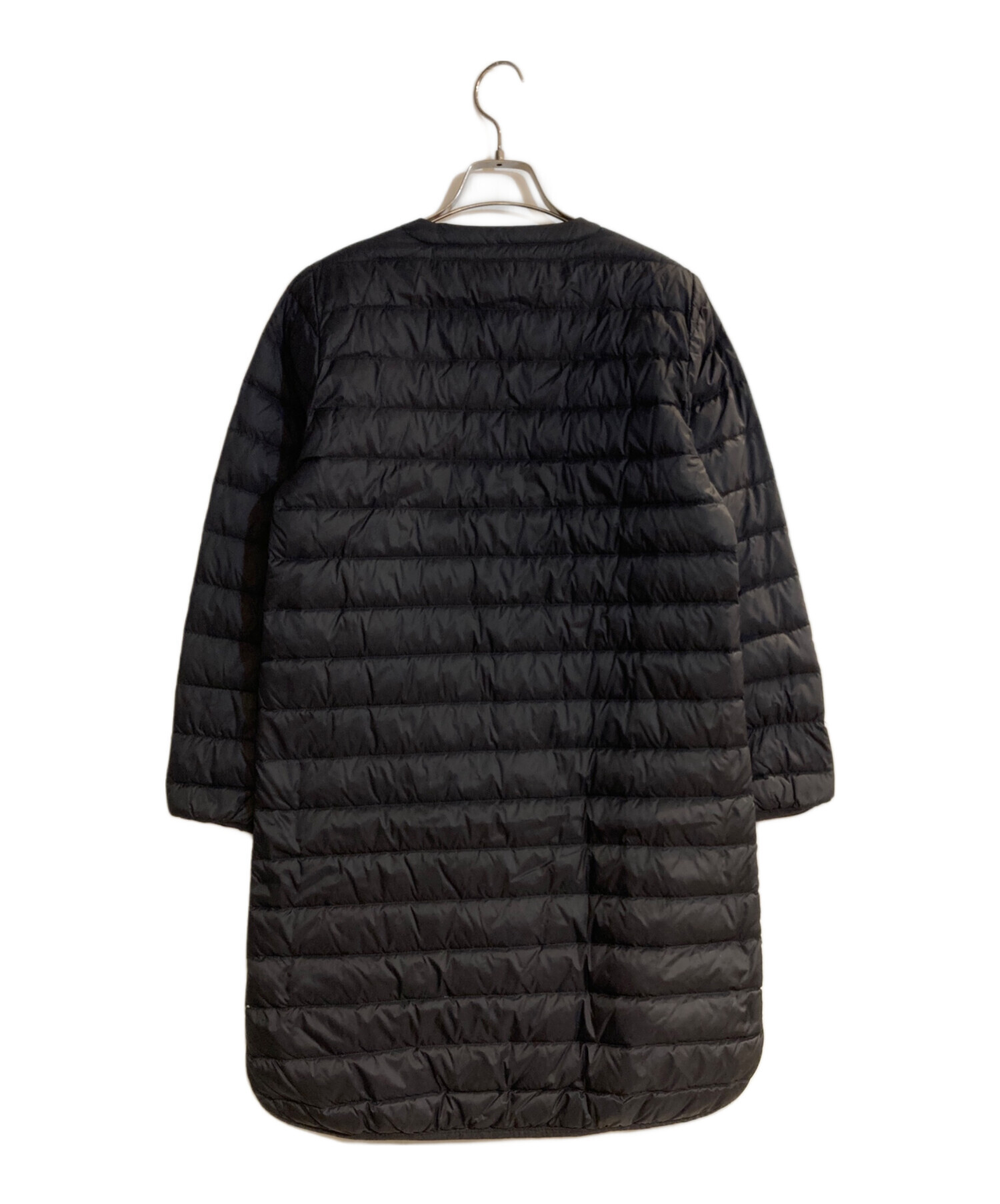 DANTON インナーダウン　ロング　ダウンジャケット　Vネック　36 BLK DANTON インナーダウン ロング ダウンジャケット Vネック 36 BLK