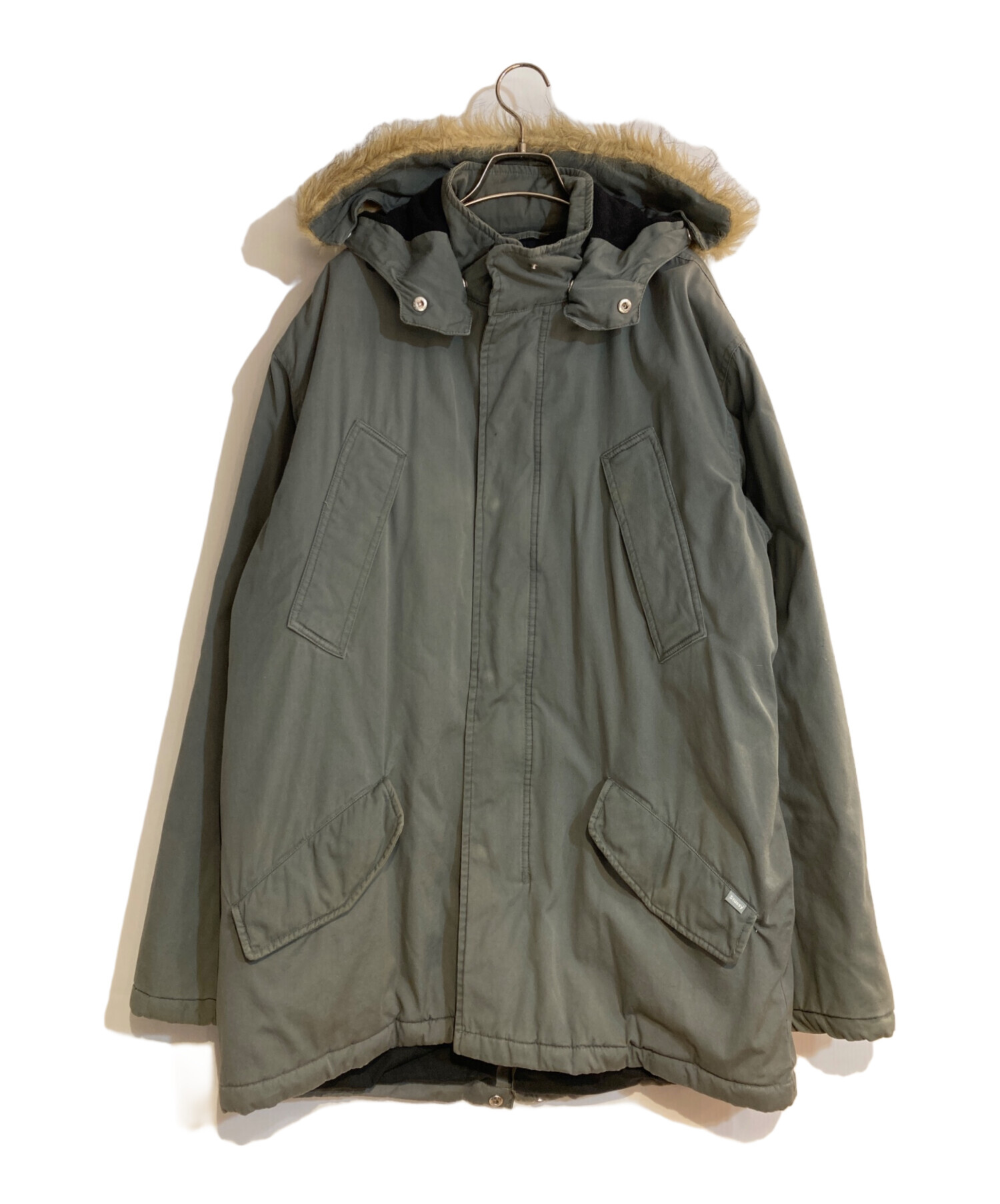 STUSSY 90s AUTHENTIC OUTER GEAR モッズコート L STUSSY 90s AUTHENTIC OUTER GEAR モッズコート L