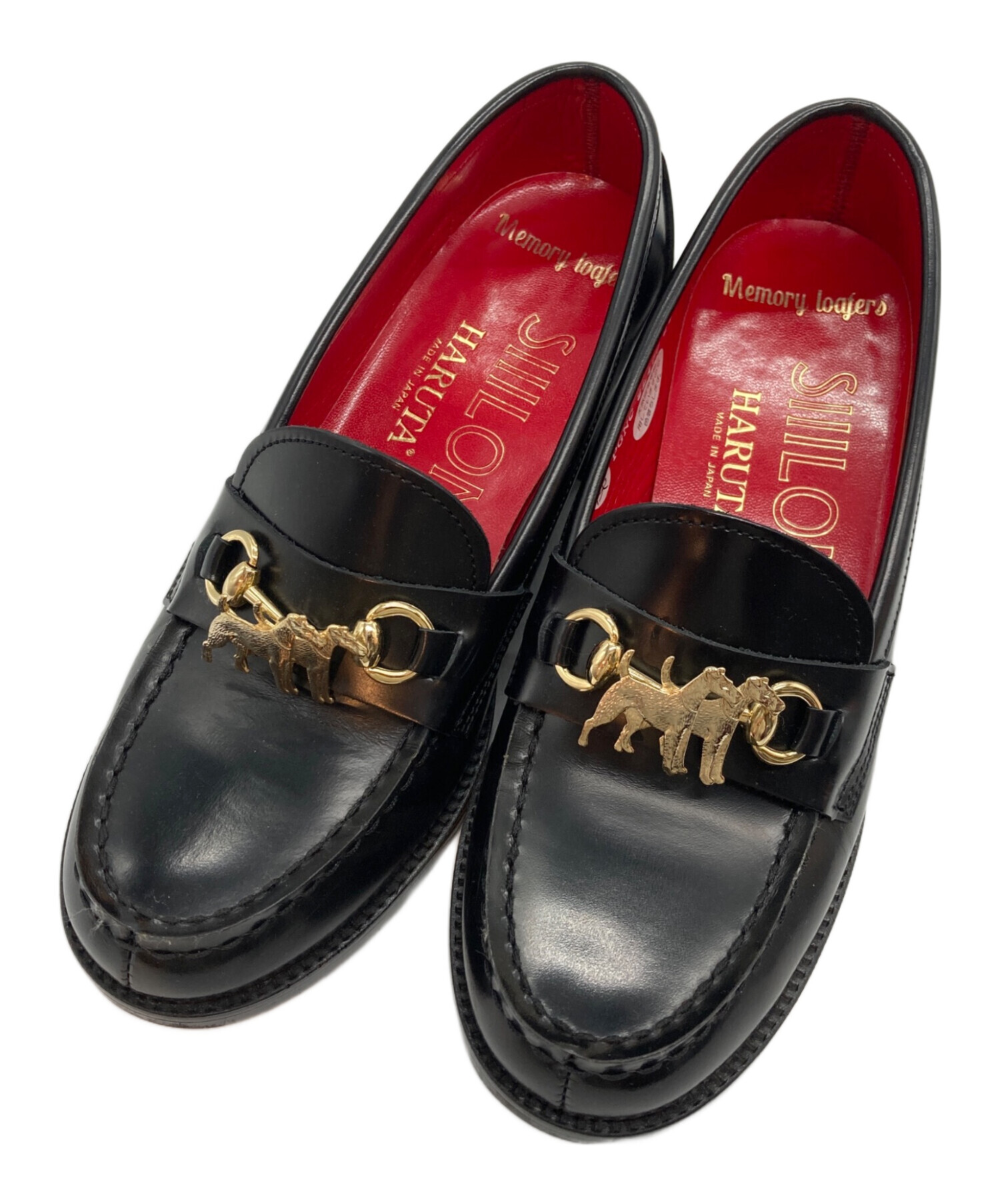 SIIILON x HARUTA ローファー memory loafers SIIILON×HARUTA Memory Loafer】flashree / Black / キルトローファー