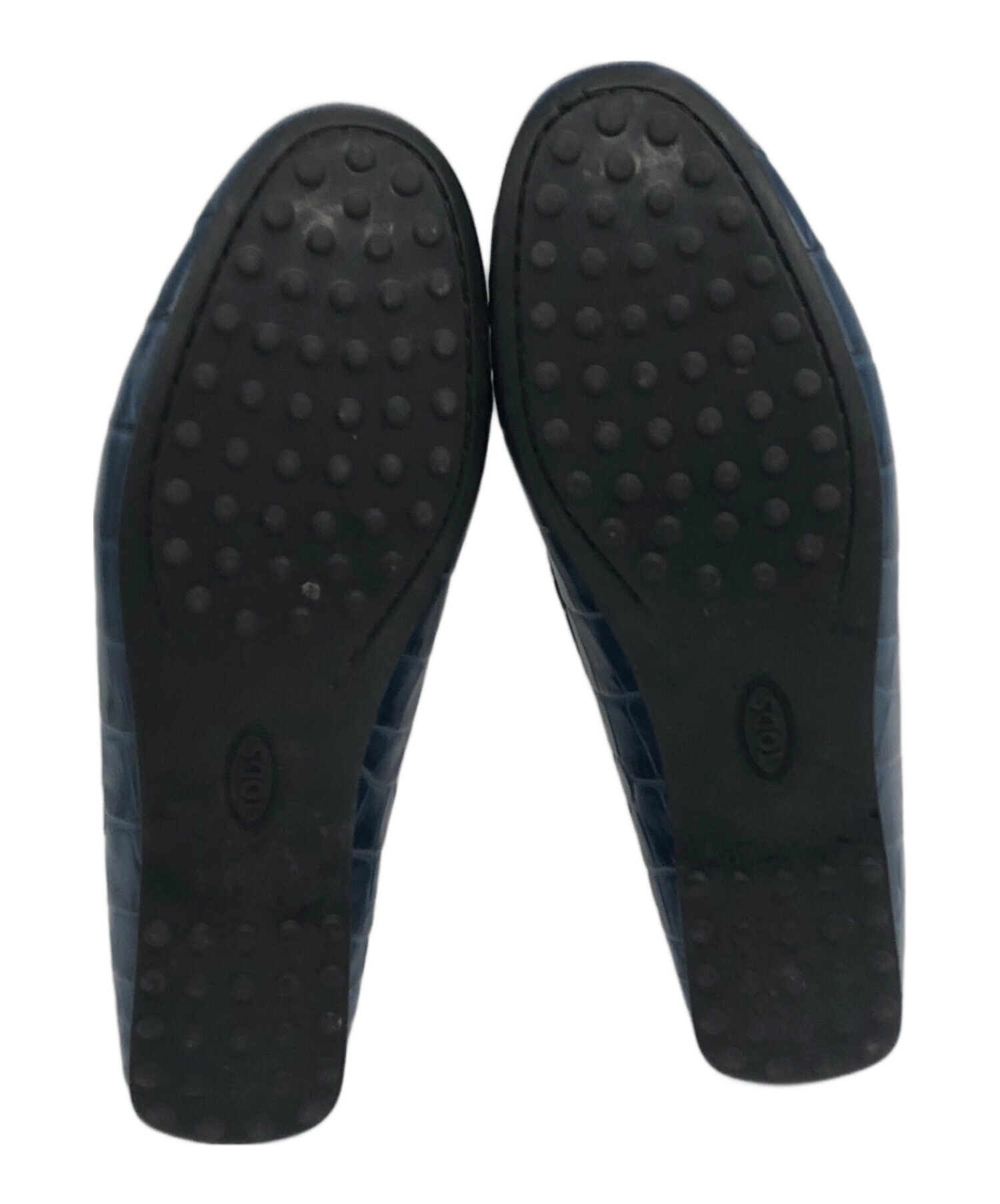 中古・古着通販】TOD'S (トッズ) ダブルT 型押しドライビングシューズ