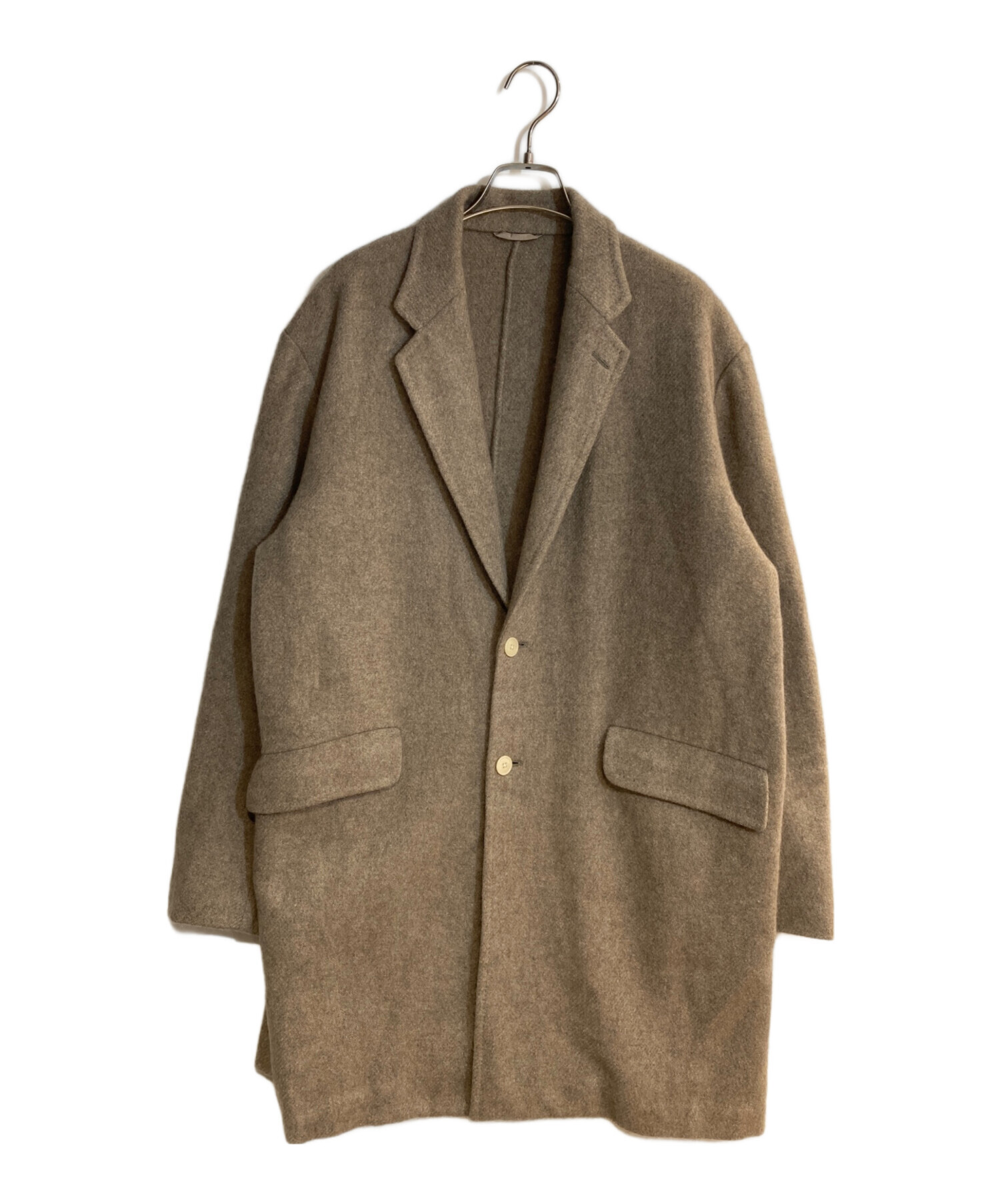 中古・古着通販】COMOLI (コモリ) カシミヤチェスターコート ブラウン