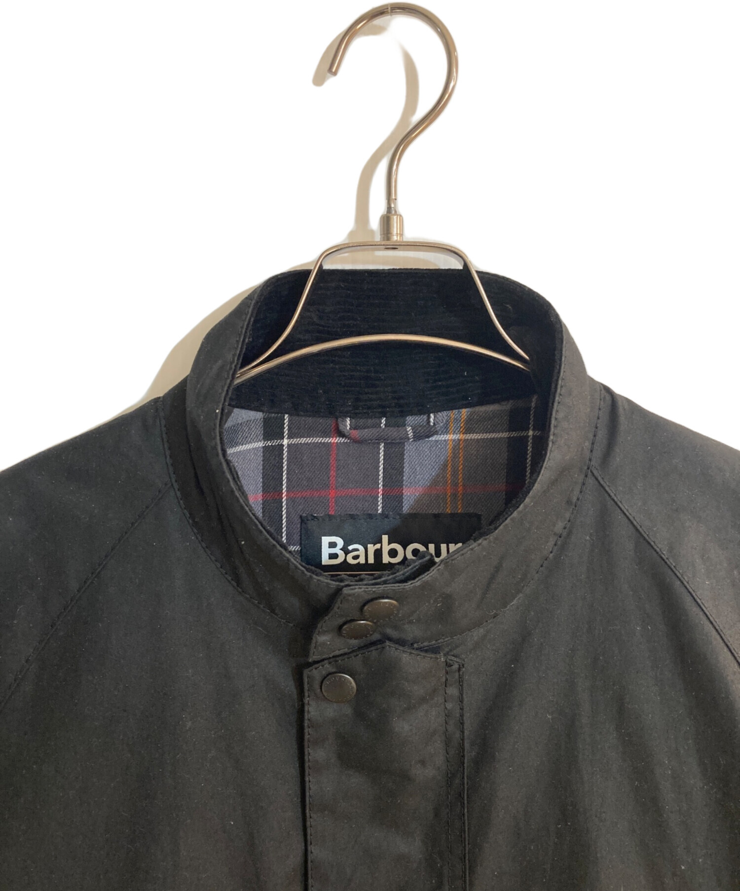 【新品未使用】Barbour TRANSPORT ブラック25AWモデル 中古・古着通販】Barbour (バブアー) 25AW TRANSPORT スタンドカラー