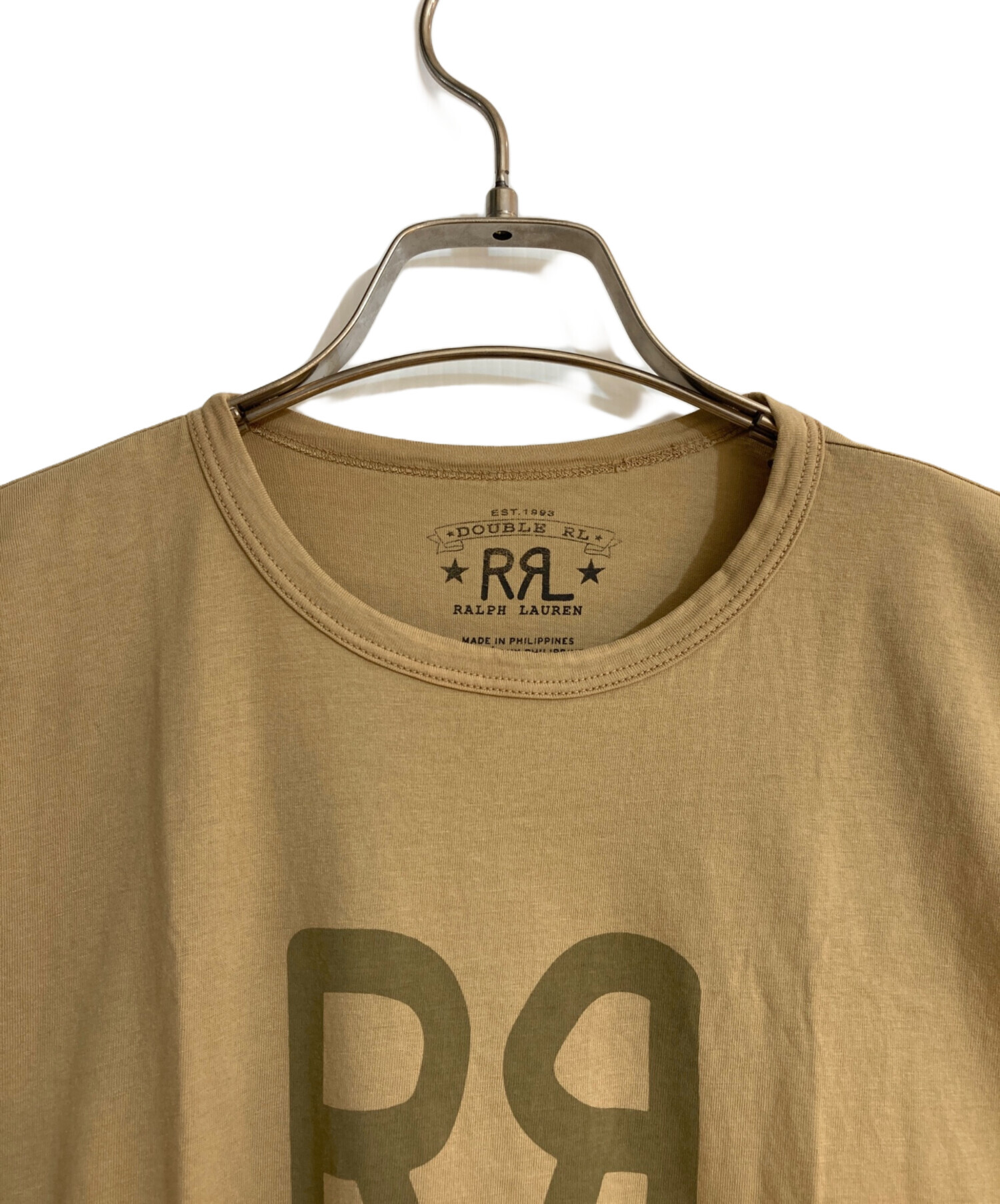 中古・古着通販】RRL (ダブルアールエル) ロゴプリントTシャツ