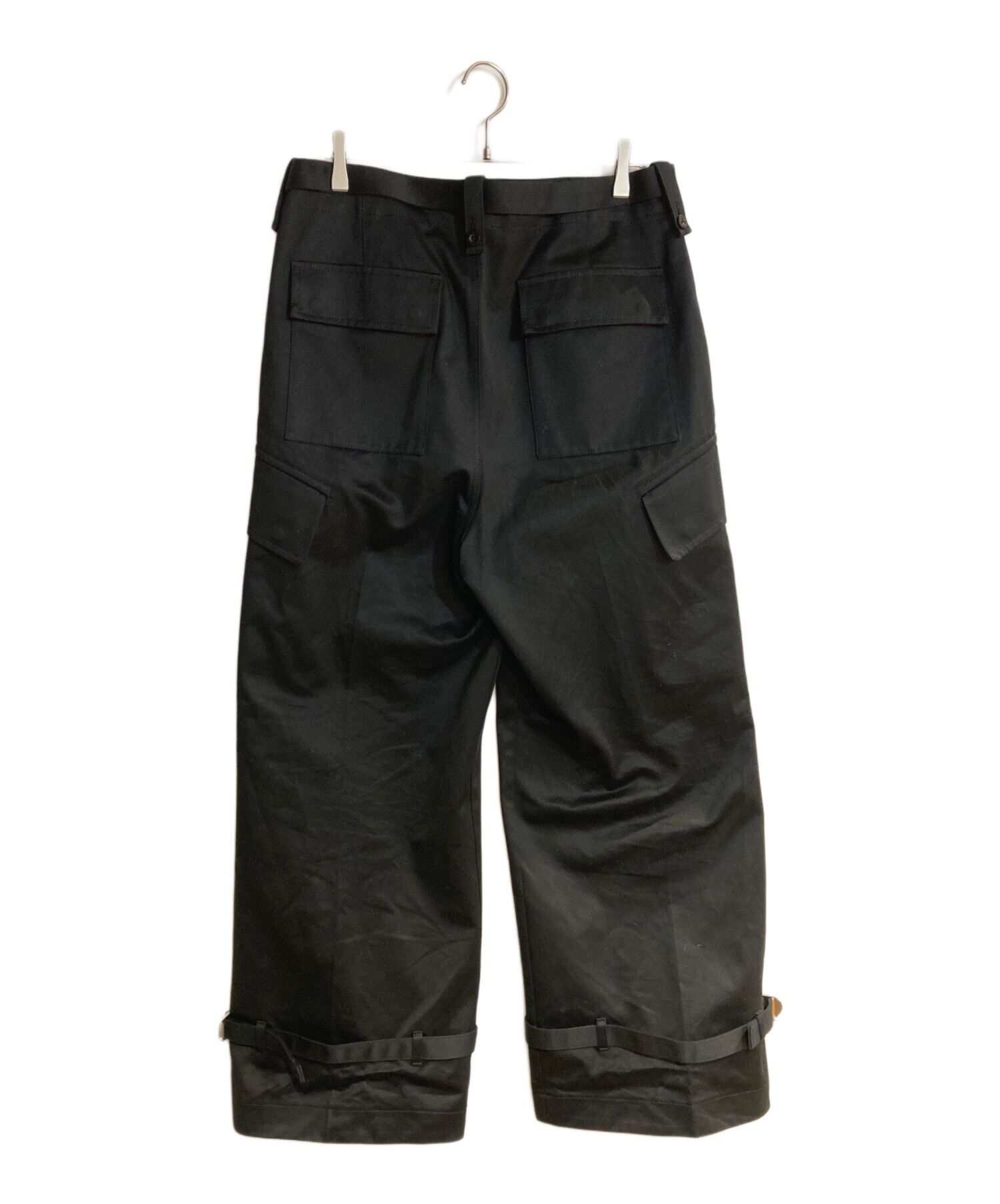 中古・古着通販】sacai (サカイ) ベルテッド ワイドカーゴパンツ