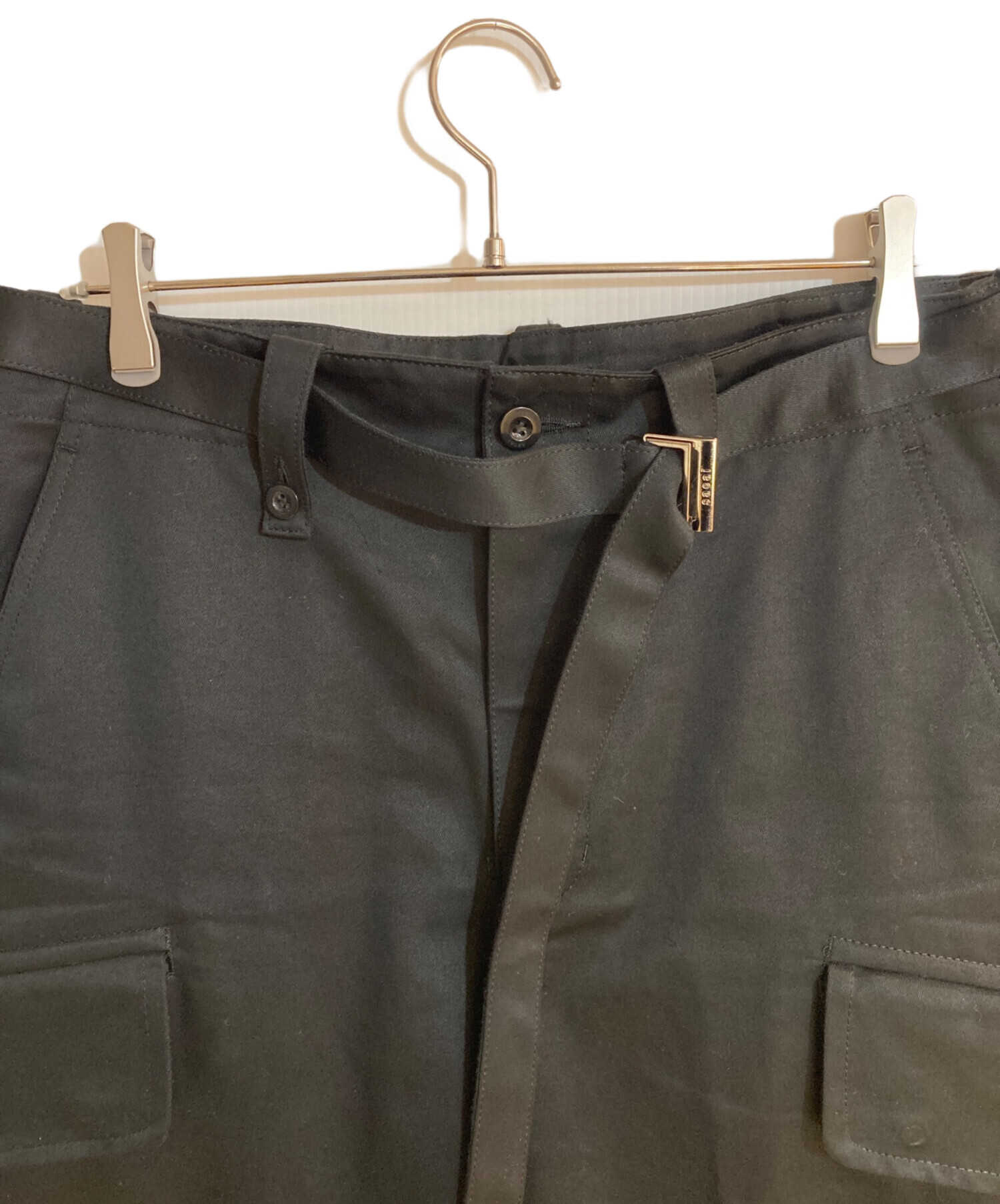 中古・古着通販】sacai (サカイ) ベルテッド ワイドカーゴパンツ