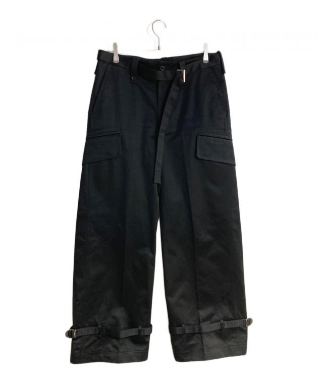中古・古着通販】sacai (サカイ) ベルテッド ワイドカーゴパンツ
