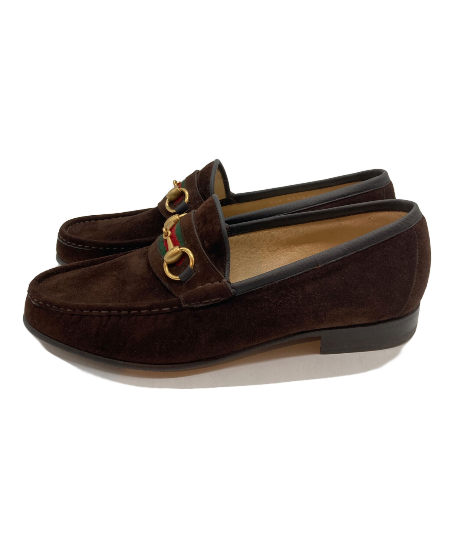 中古・古着通販】GUCCI (グッチ) シェリーラインビットローファー