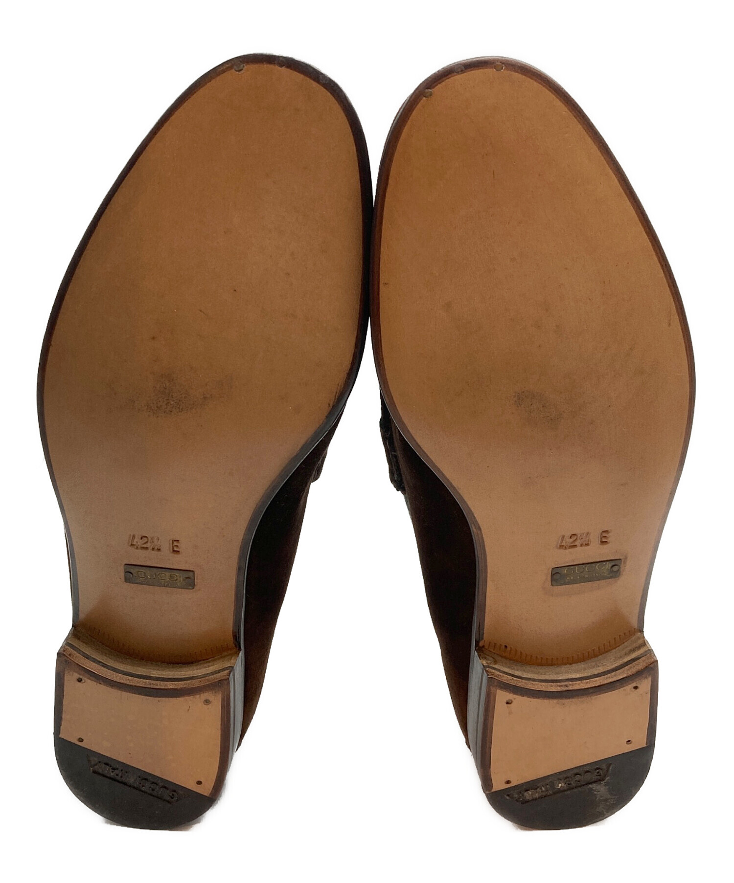 中古・古着通販】GUCCI (グッチ) シェリーラインビットローファー