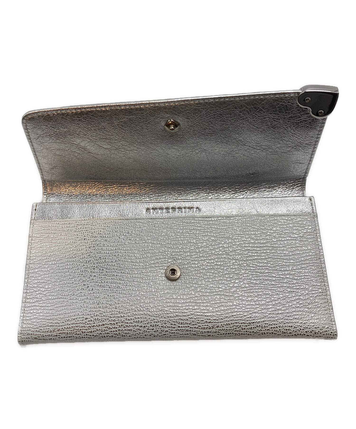 中古・古着通販】ANTEPRIMA (アンテプリマ) ロングウォレット シルバー 
