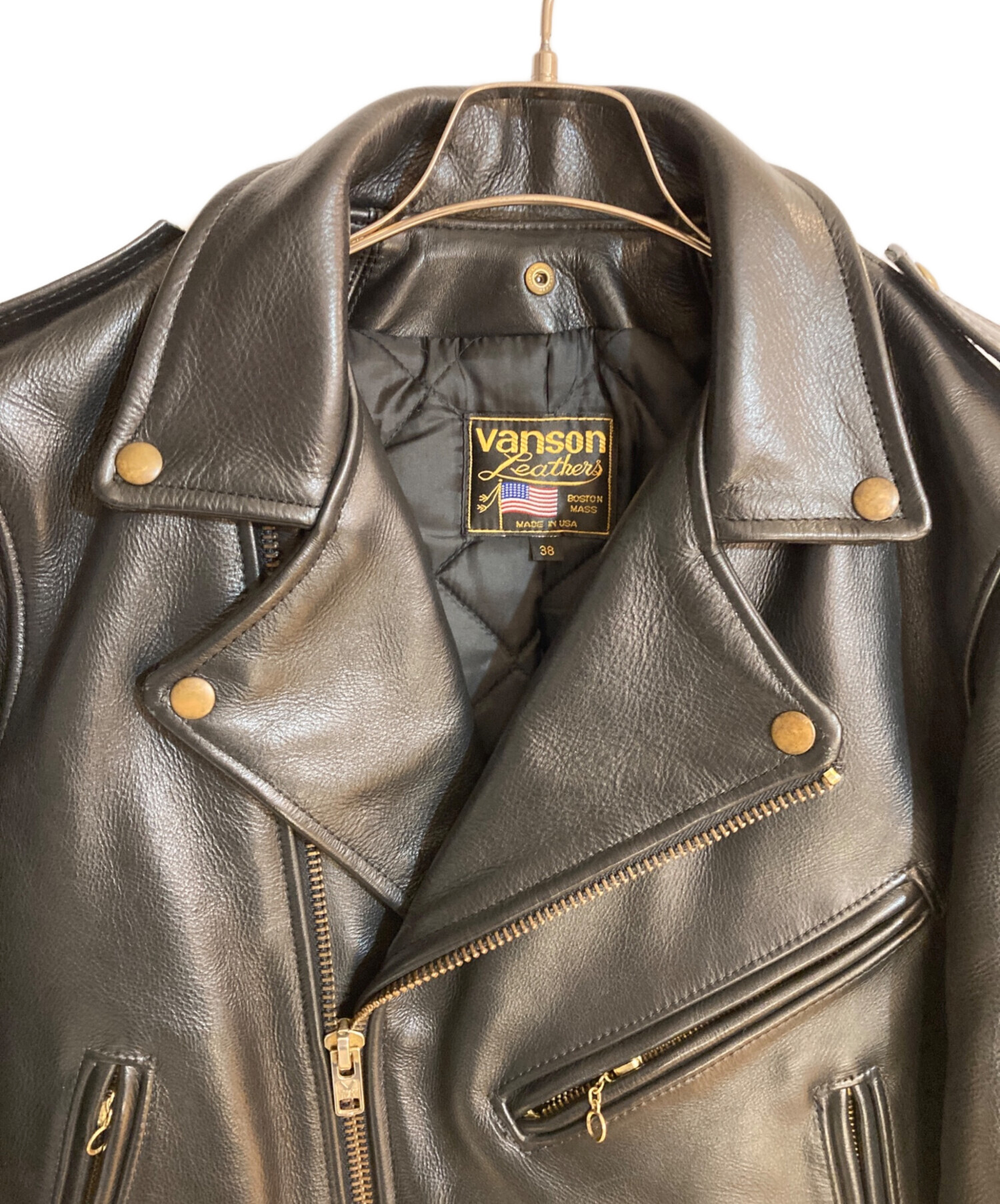 中古・古着通販】VANSON (バンソン) C2ダブルライダースジャケット