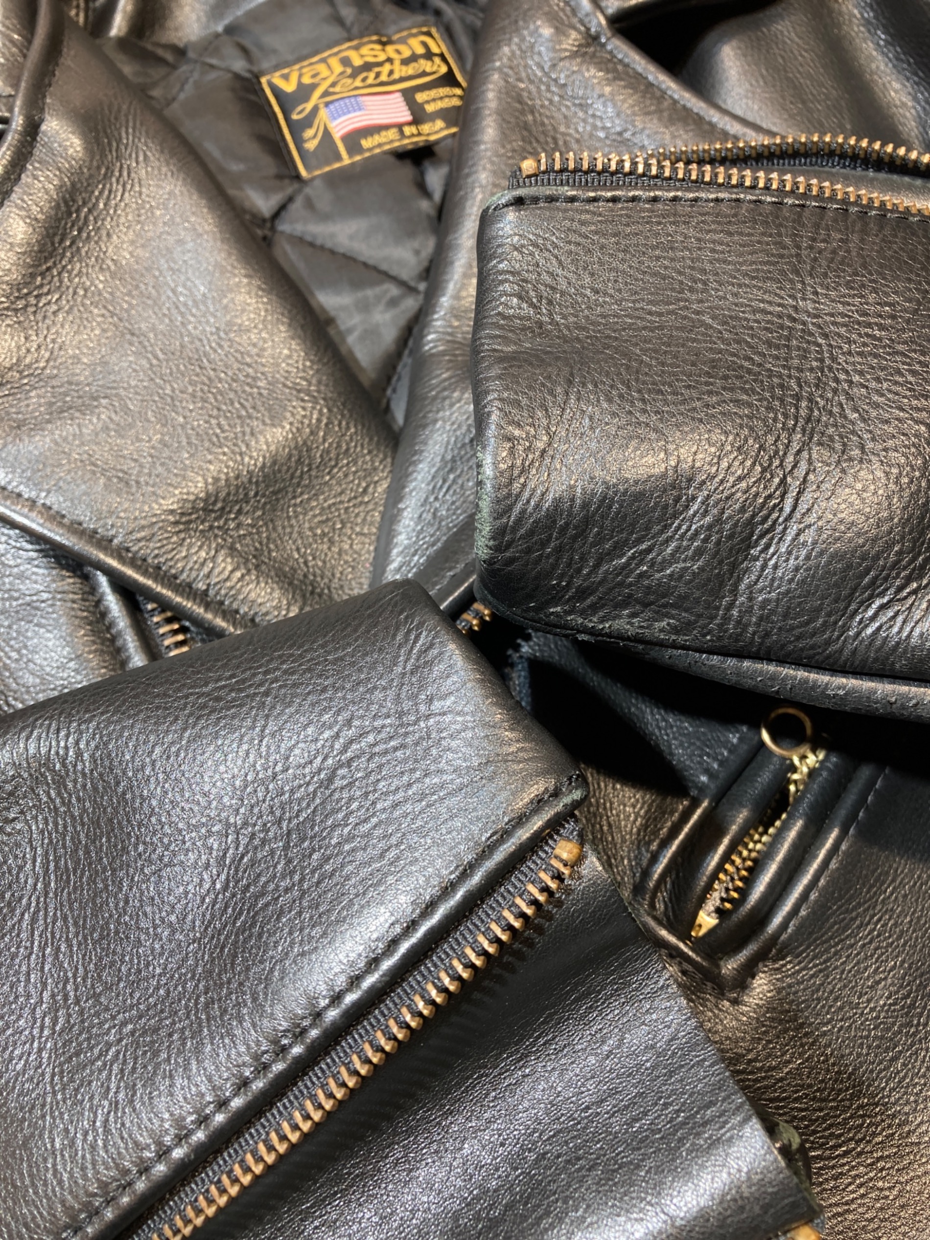 中古・古着通販】VANSON (バンソン) C2ダブルライダースジャケット