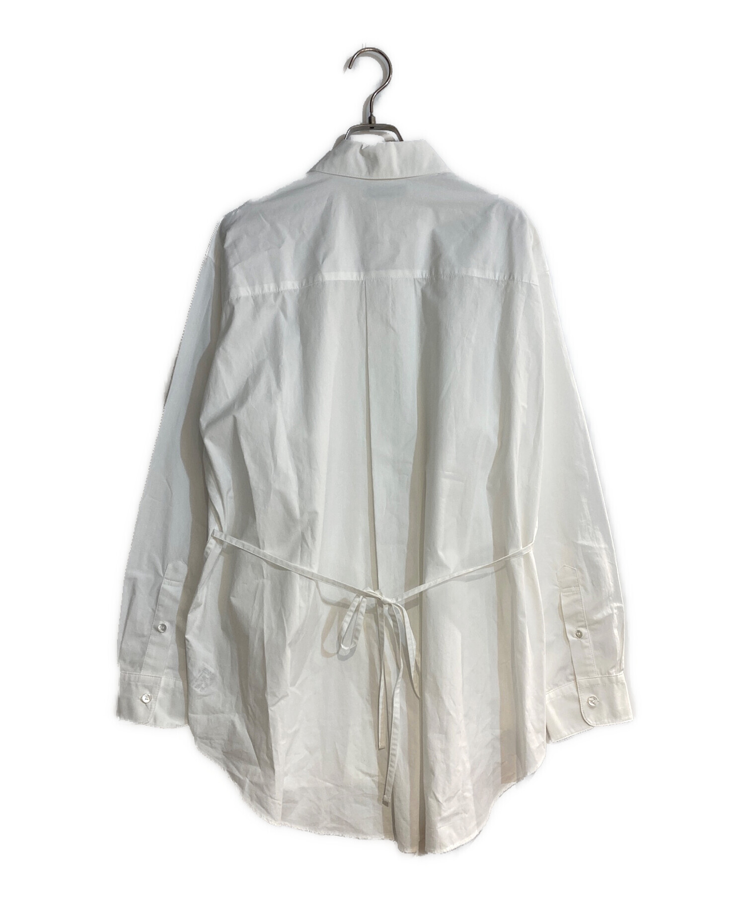 中古・古着通販】Rosarymoon (ロザリームーン) Back Ribbon Big Shirt 