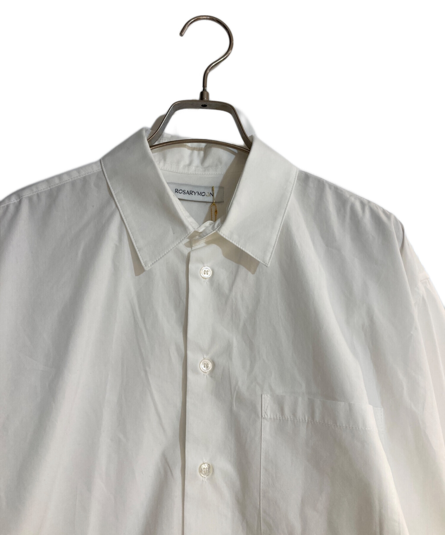 中古・古着通販】Rosarymoon (ロザリームーン) Back Ribbon Big Shirt 