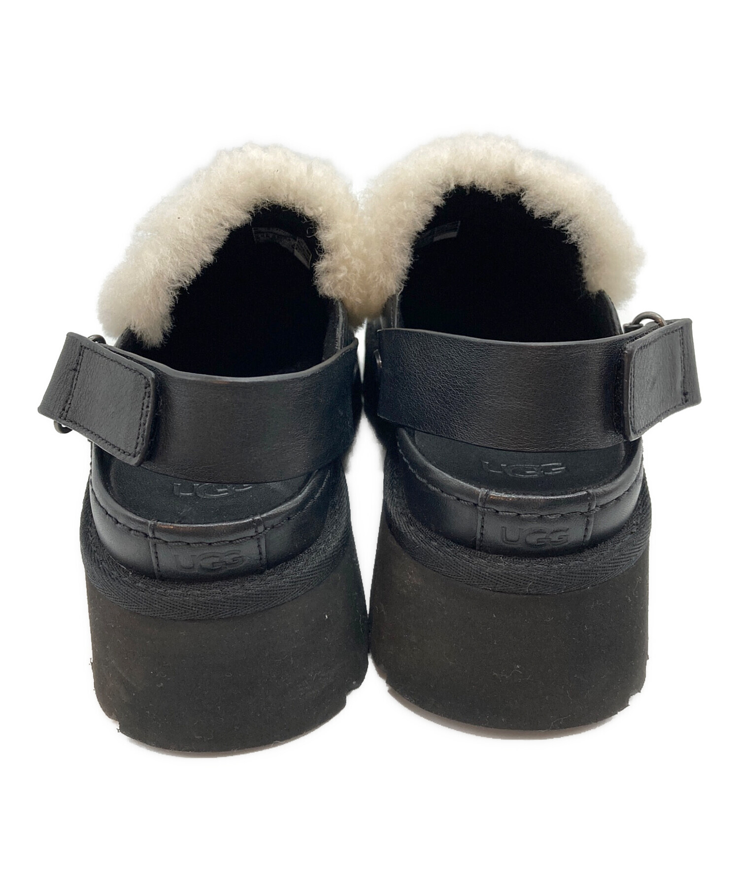 中古・古着通販】UGG (アグ) Esmee Leather Clog ブラック サイズ:25 