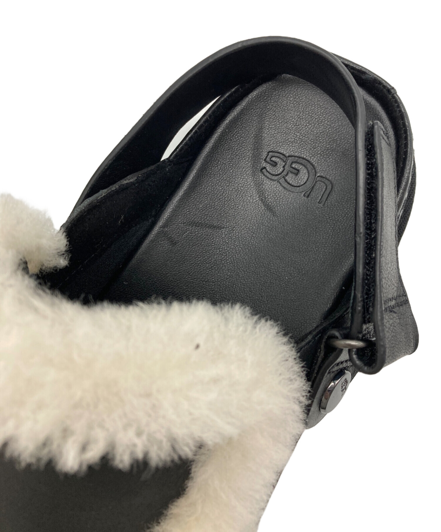 中古・古着通販】UGG (アグ) Esmee Leather Clog ブラック サイズ:25 