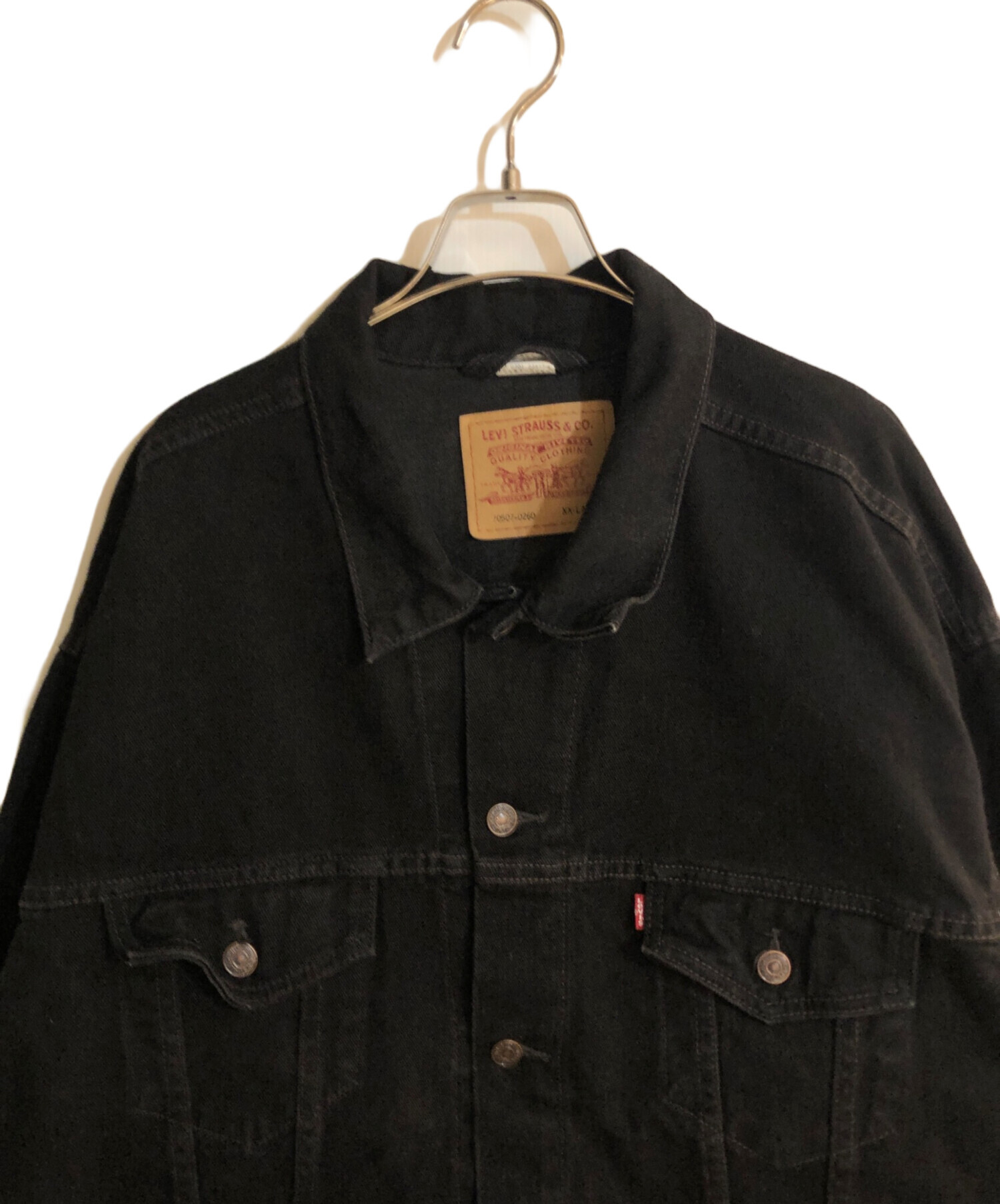 中古・古着通販】LEVI'S (リーバイス) 70505ブラックデニムジャケット