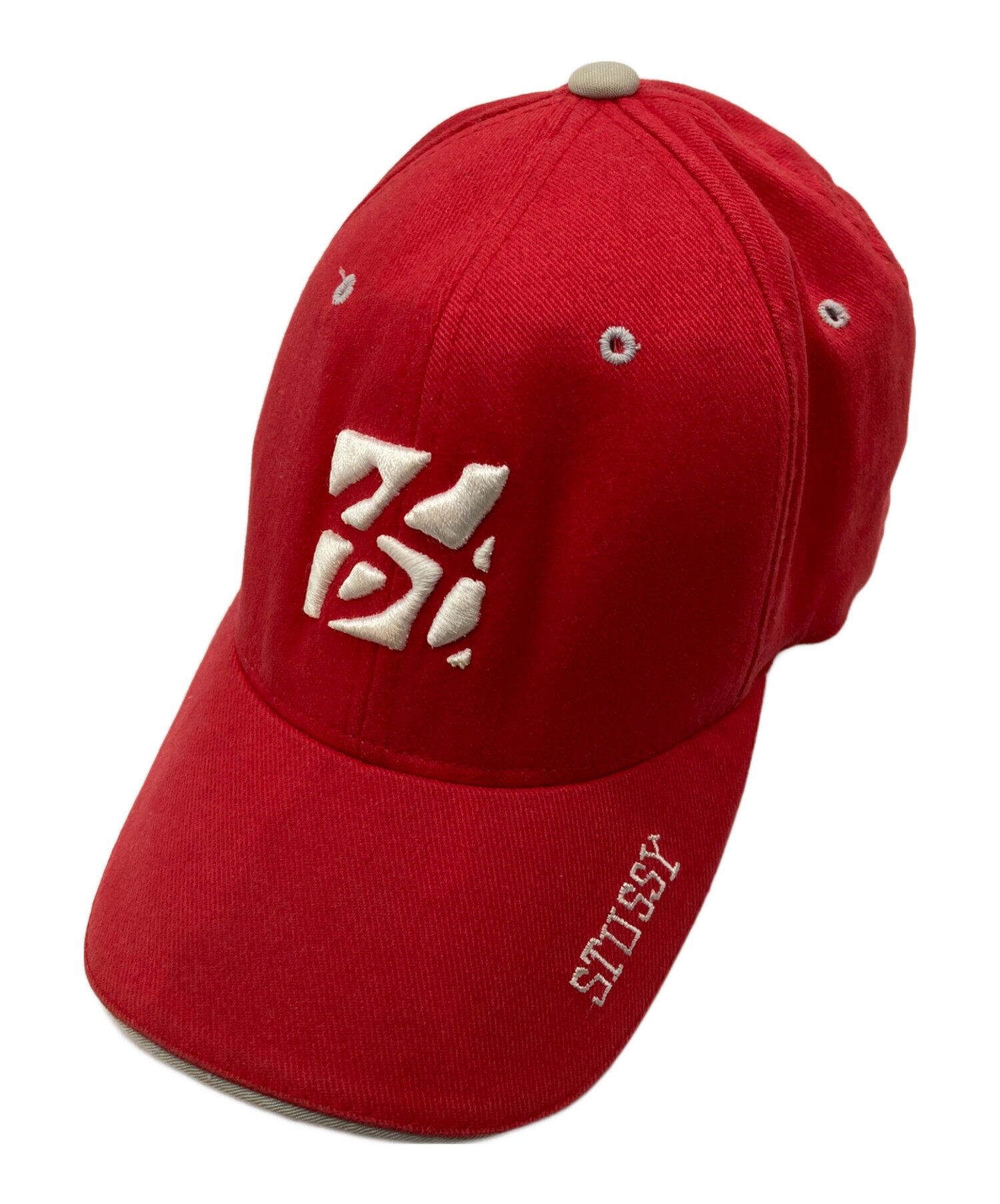 中古・古着通販】stussy (ステューシー) 90sキャップ レッド サイズ