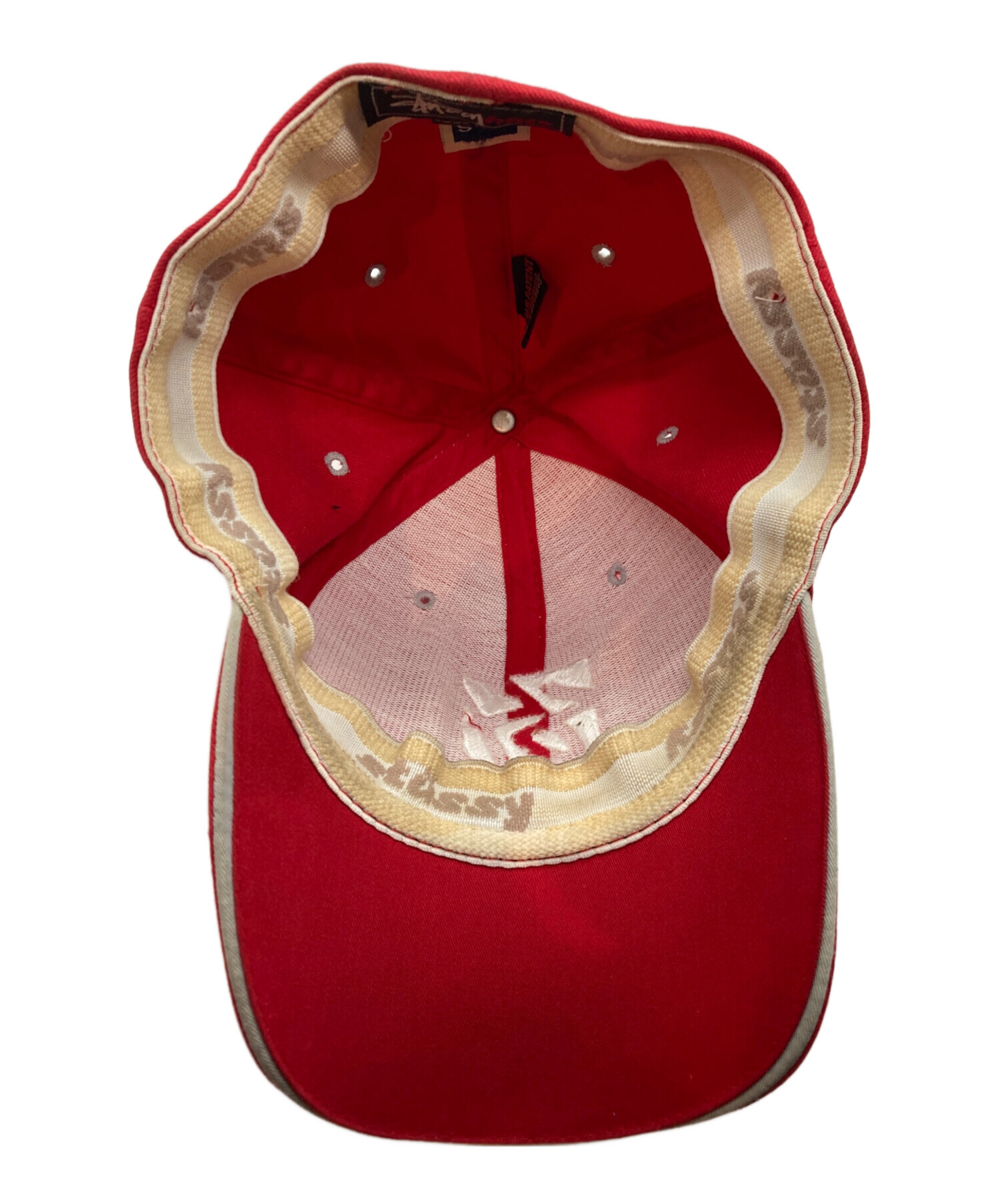 中古・古着通販】stussy (ステューシー) 90sキャップ レッド サイズ