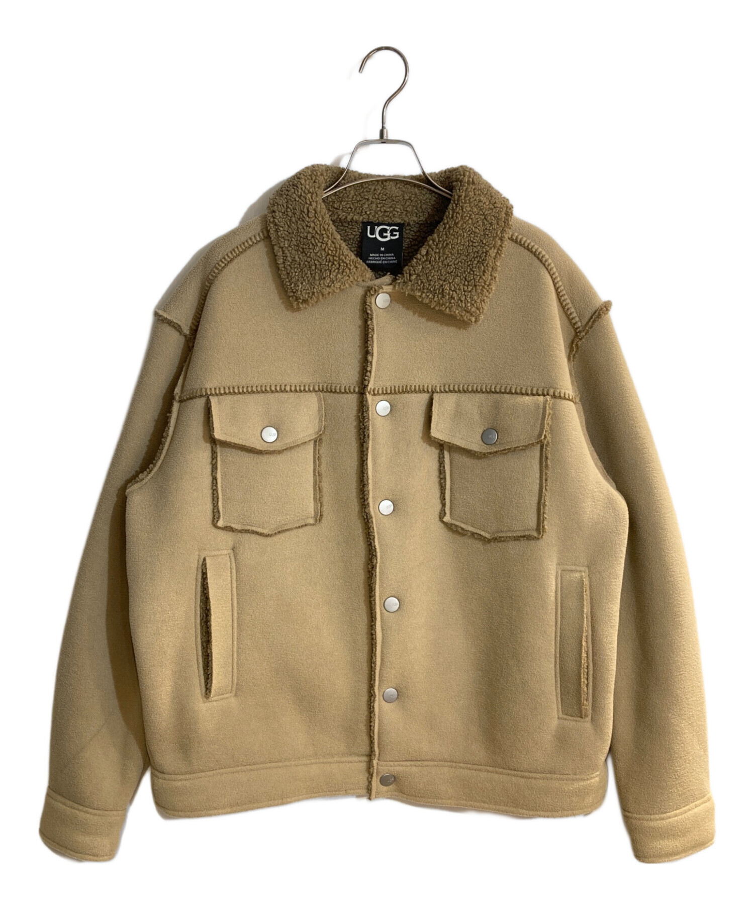 ゆゆ様　ジャケット　ベージュ　サイズ1 中古・古着通販】UGG (アグ) Janson UGGfluff Jacket II ベージュ
