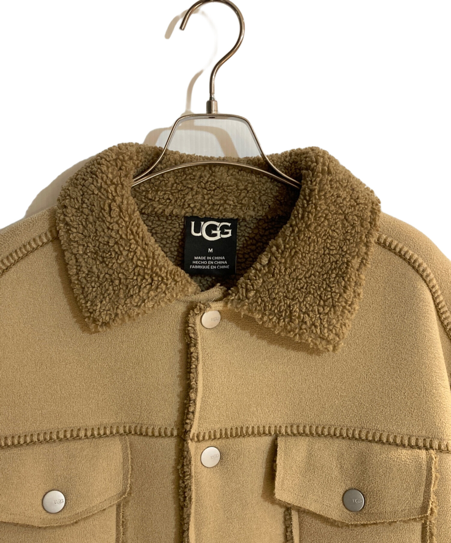 中古・古着通販】UGG (アグ) Janson UGGfluff Jacket II ベージュ