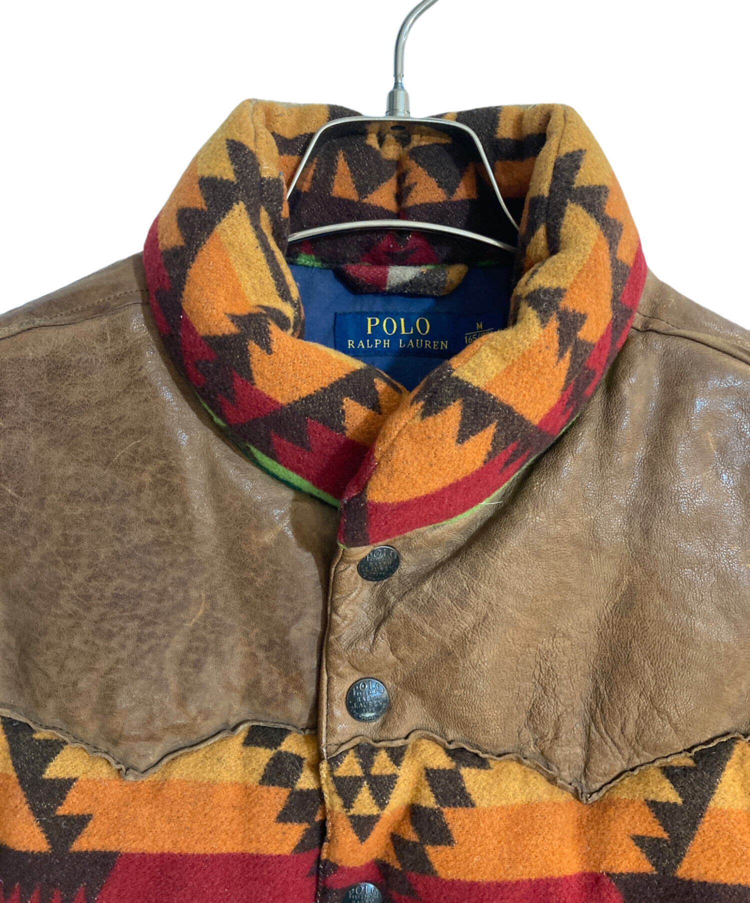 中古・古着通販】RALPH LAUREN (ラルフローレン) ネイティブ柄ダウン