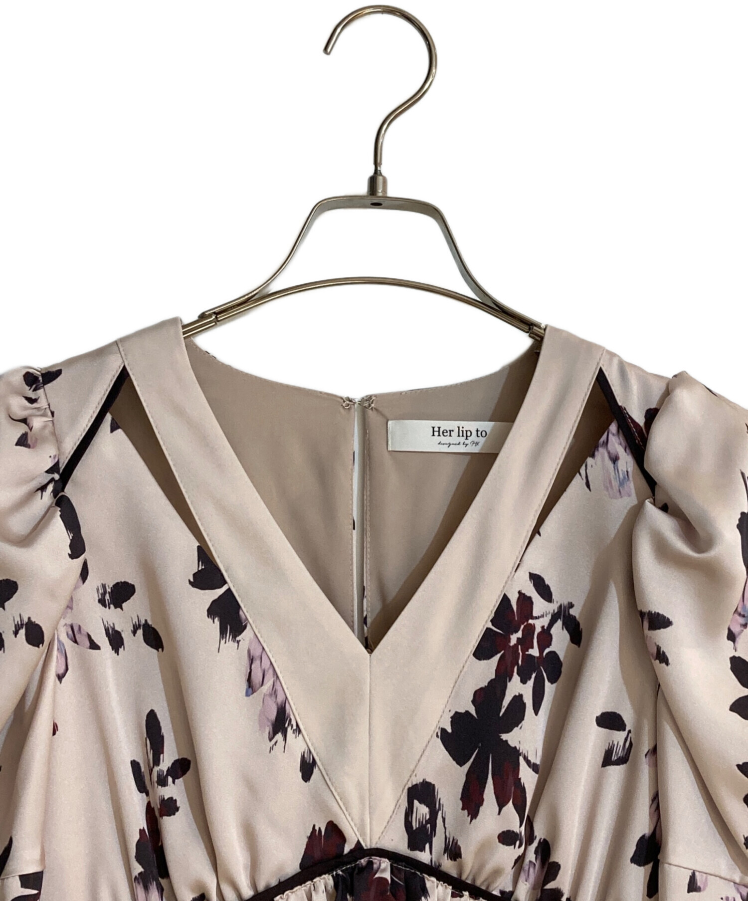 中古・古着通販】Her lip to (ハーリップトゥ) Muse Floral Cut-Out