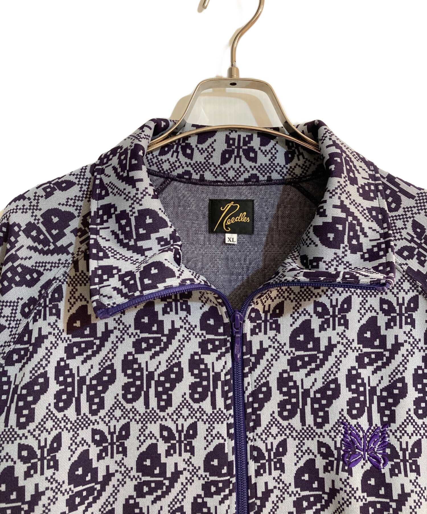 中古・古着通販】Needles (ニードルズ) トラックジャケット パープル