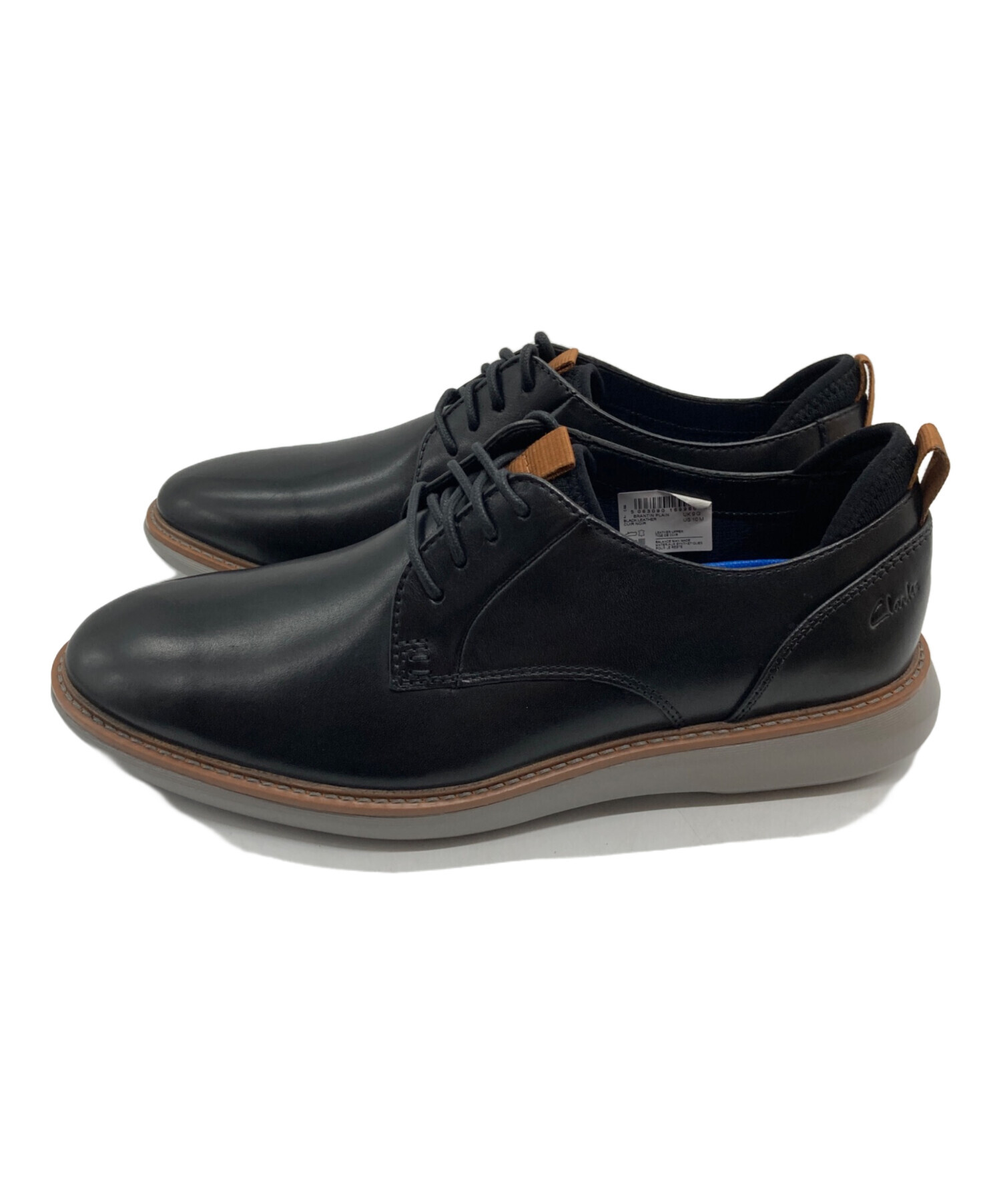 中古・古着通販】CLARKS (クラークス) ブランティンプレーン ブラック