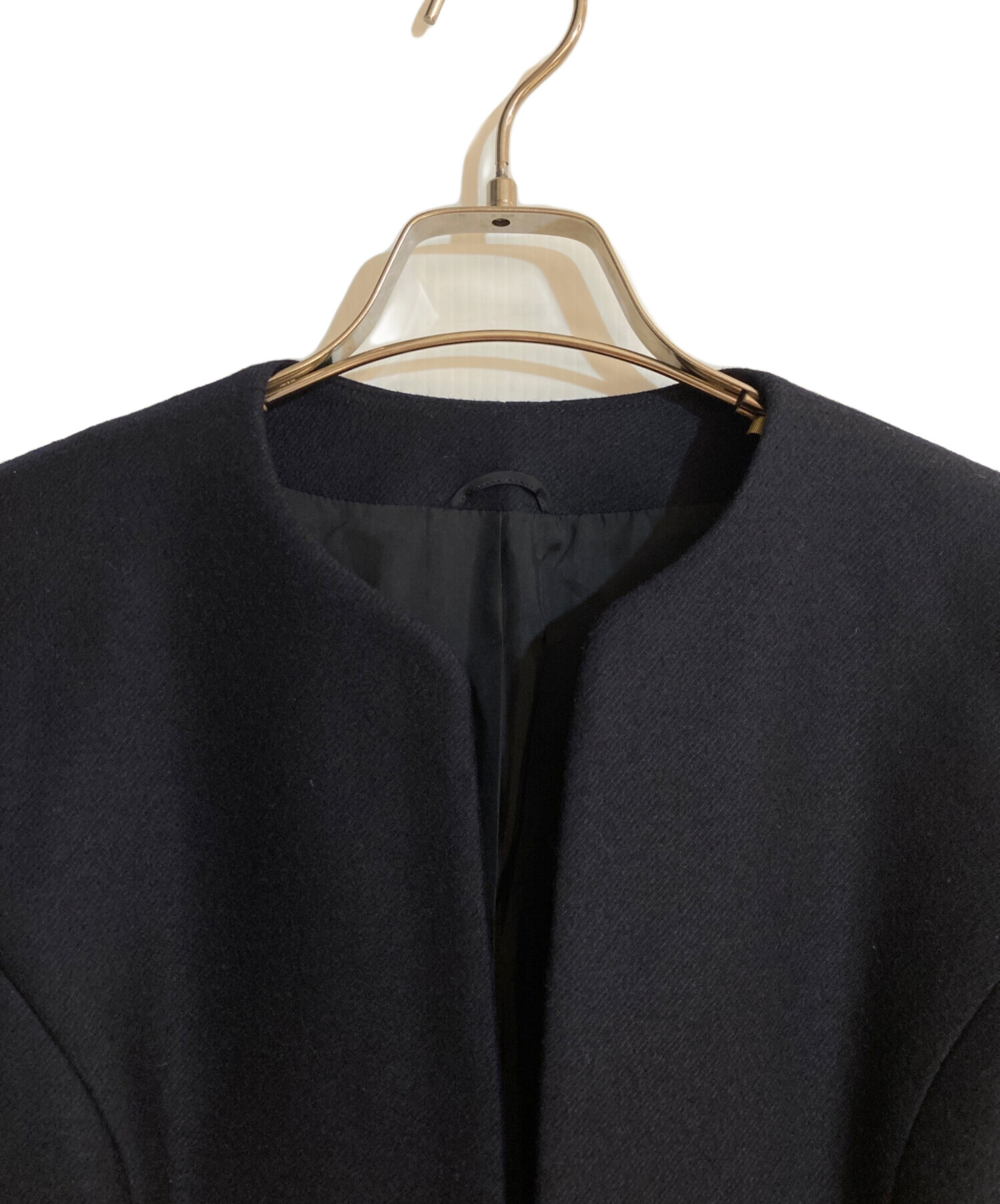 中古・古着通販】ANAYI (アナイ) ウールツイルジャージペプラム