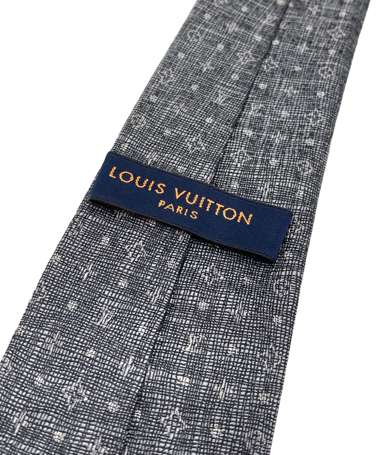 ルイ ヴィトン ネクタイ・モノグラム チェック 新品 未使用 中古・古着通販】LOUIS VUITTON (ルイ ヴィトン) モノグラムネクタイ