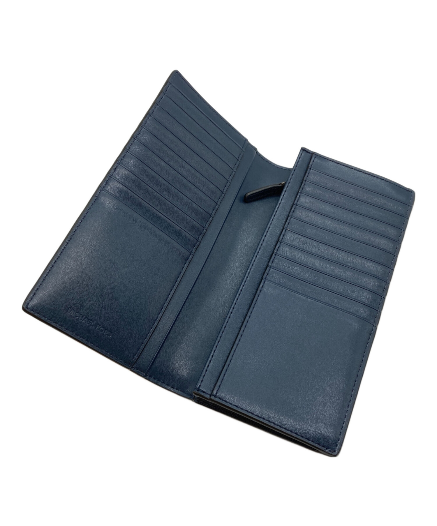中古・古着通販】MICHAEL KORS (マイケル・コース) 長財布 ネイビー