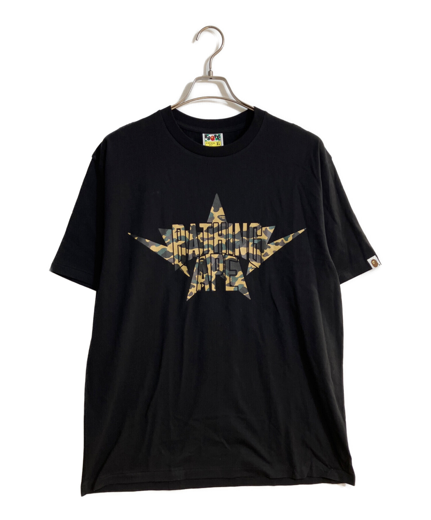 アベイシングエイプのTシャツ 中古・古着通販】A BATHING APE (アベイシングエイプ) プリントTシャツ
