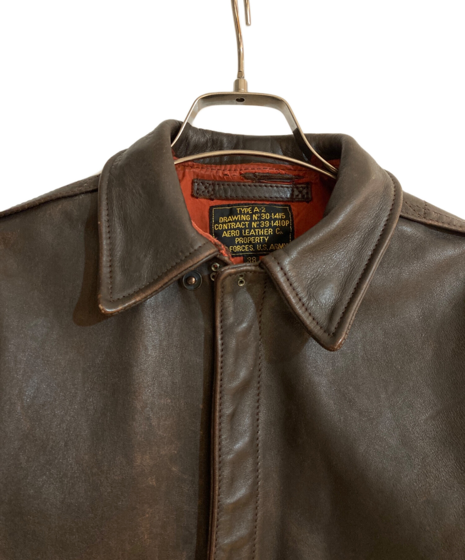中古・古着通販】Aero LEATHER (エアロレザー) A-2フライト オールド