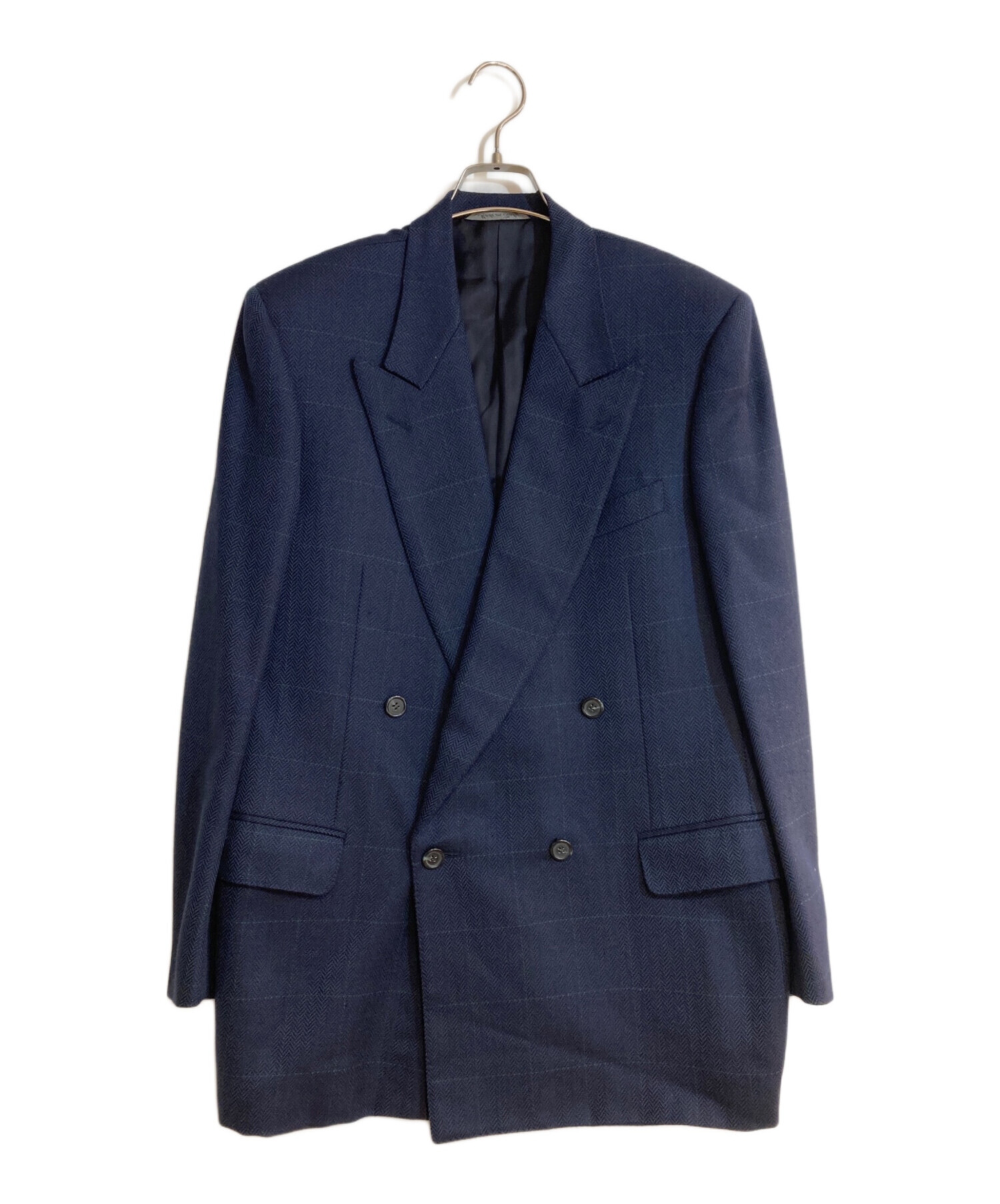 中古・古着通販】CELINE (セリーヌ) ヘリンボーンテーラードジャケット