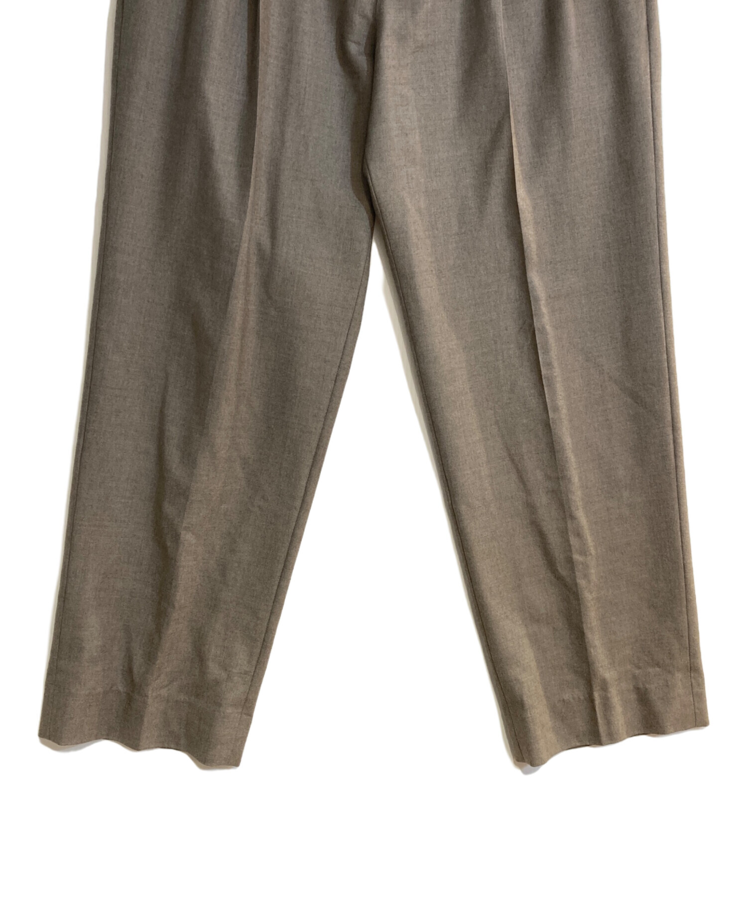 オーラリー2025AWブラウン スラックス 中古・古着通販】AURALEE (オーラリー) 25AW SUPER LIGHT WOOL TWOー