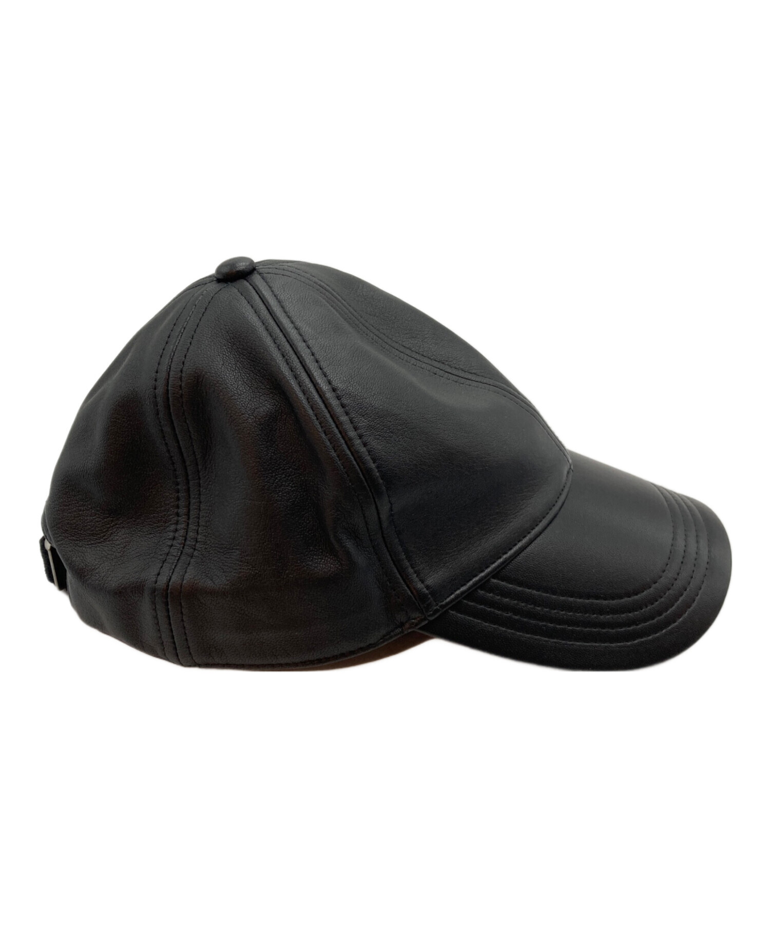 中古・古着通販】DIESEL (ディーゼル) レザーベースボールキャップ