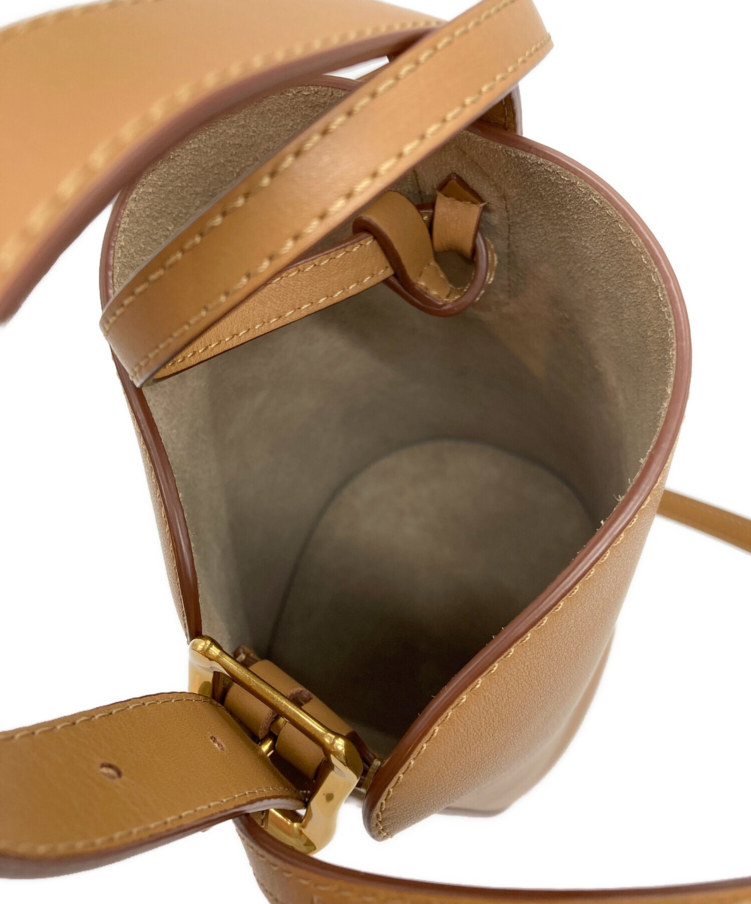 J&M DAVIDSON クイバーバケット ショルダーバッグ 茶 ブラウン 中古・古着通販】J&M DAVIDSON (ジェイ＆エム デヴィッドソン