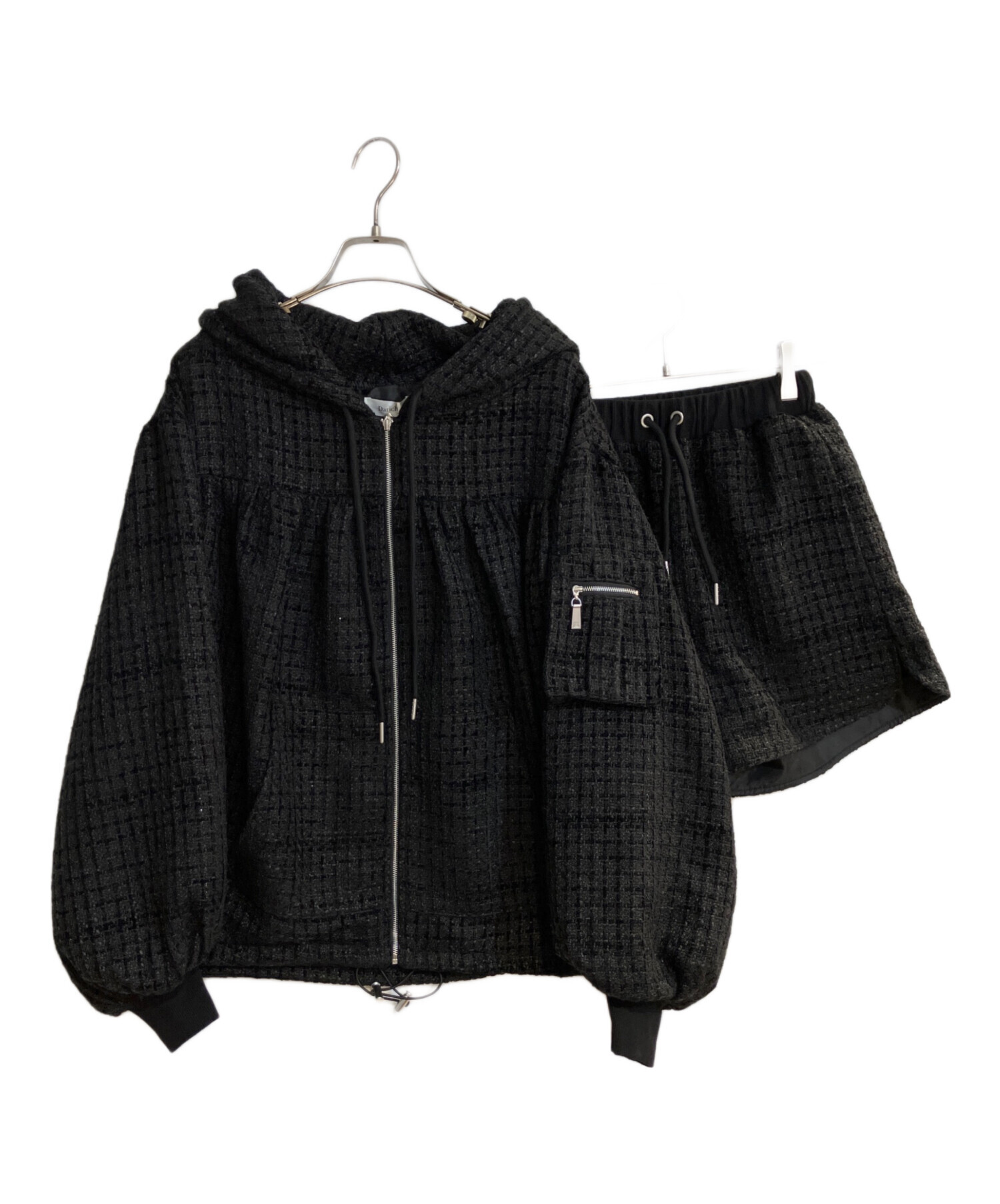 中古・古着通販】Darich (ダーリッチ) ツイードカーゴセットアップ