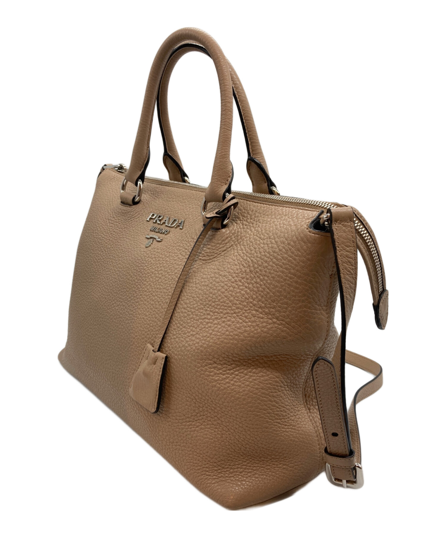 中古・古着通販】PRADA (プラダ) 2WAYレザーショルダーバッグ 中古・古着通販】PRADA (プラダ) 2WAYレザーショルダーバッグ
