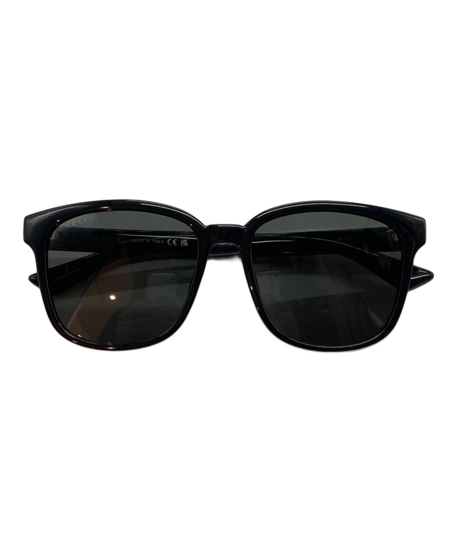 中古・古着通販】GUCCI (グッチ) スクエア サングラス ブラック サイズ