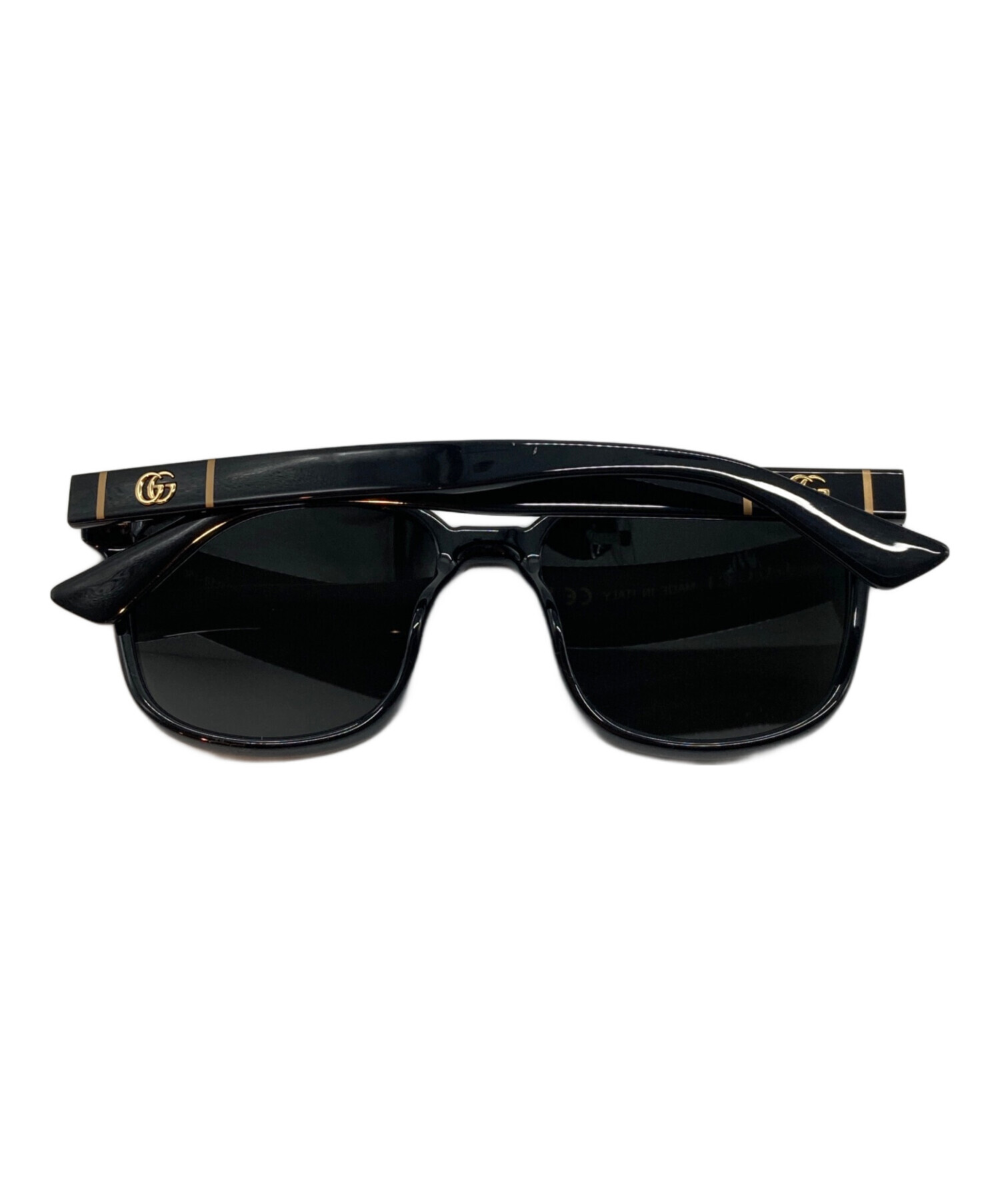 中古・古着通販】GUCCI (グッチ) スクエア サングラス ブラック サイズ